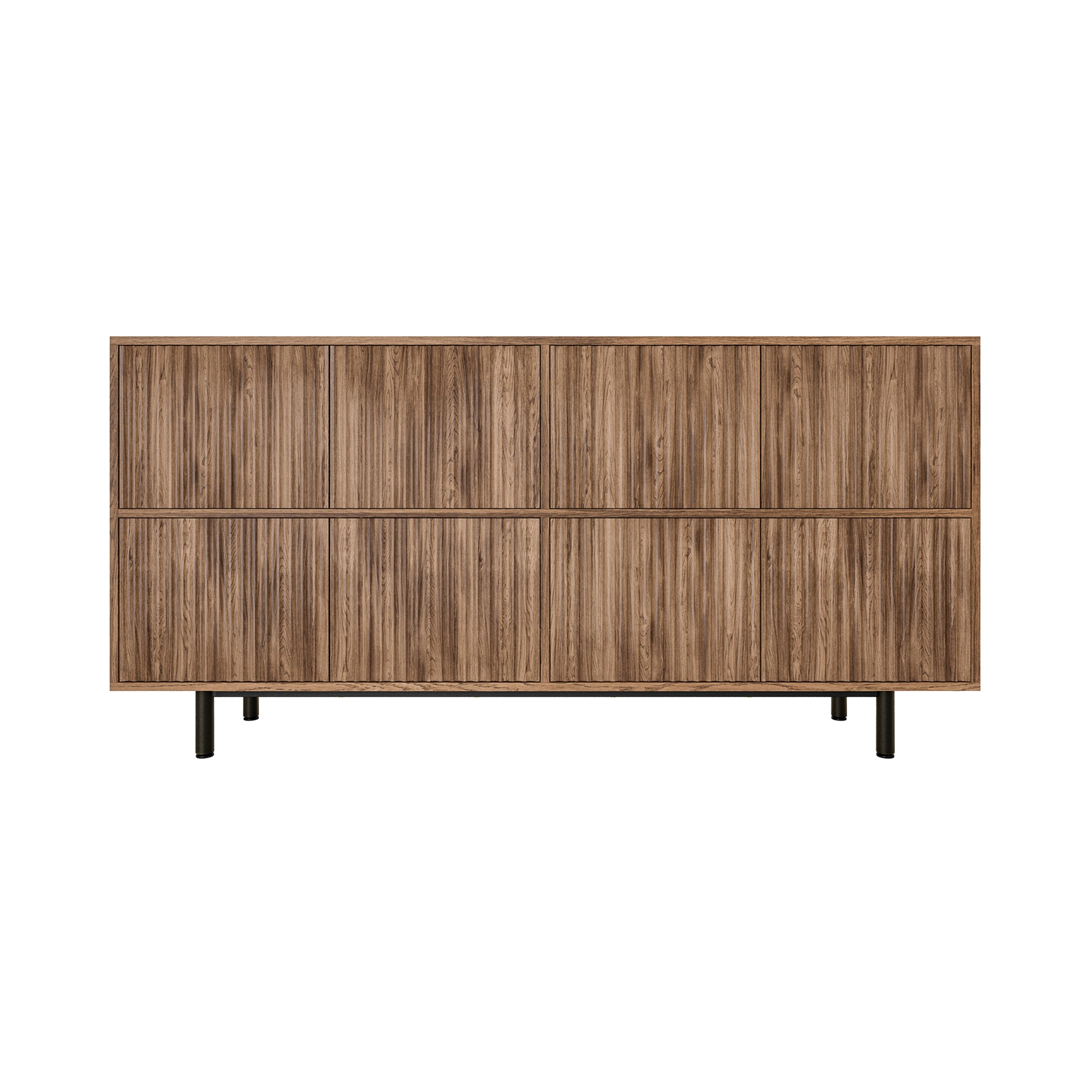 Seiton Cabinet: High + Natural Walnut