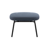 Era Footstool: Metal Base + Black Steel