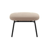 Era Footstool: Metal Base + Black Steel