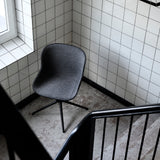 Hyg 4 Legs Swivel Chair: Front Upholstered