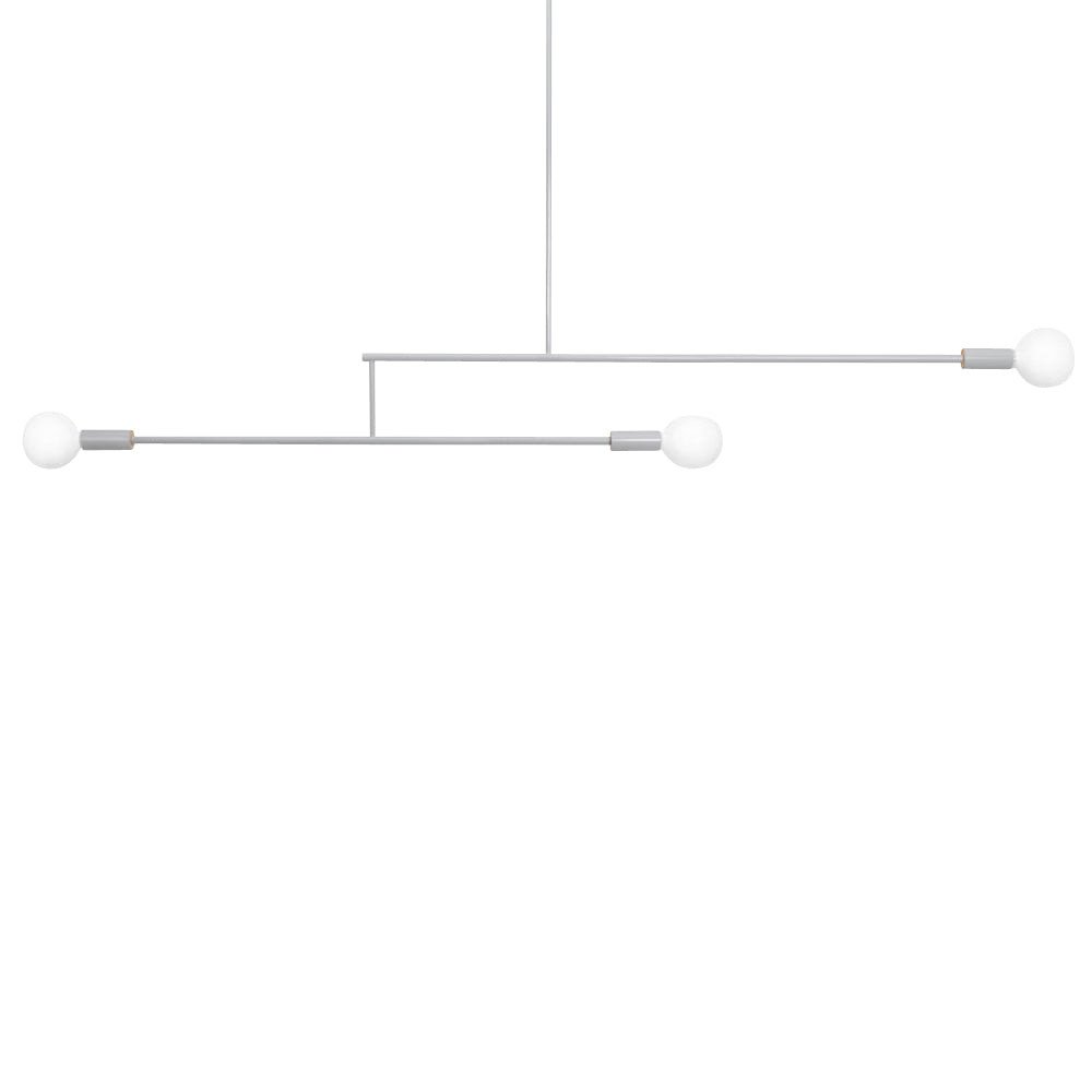 Big Mobile Light: 2 Arms + Grey