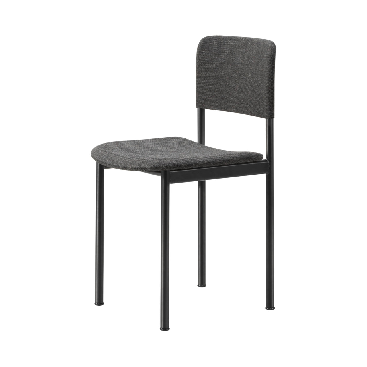 Plan Chair: Fully Upholstered + Black