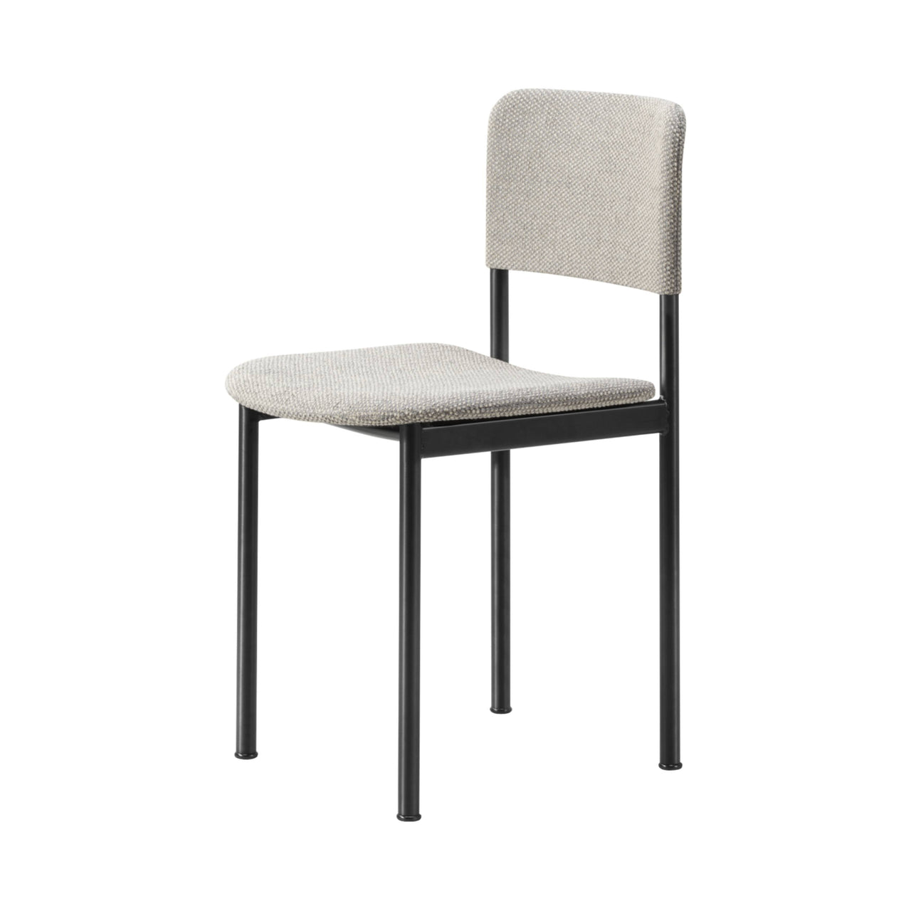 Plan Chair: Fully Upholstered + Black