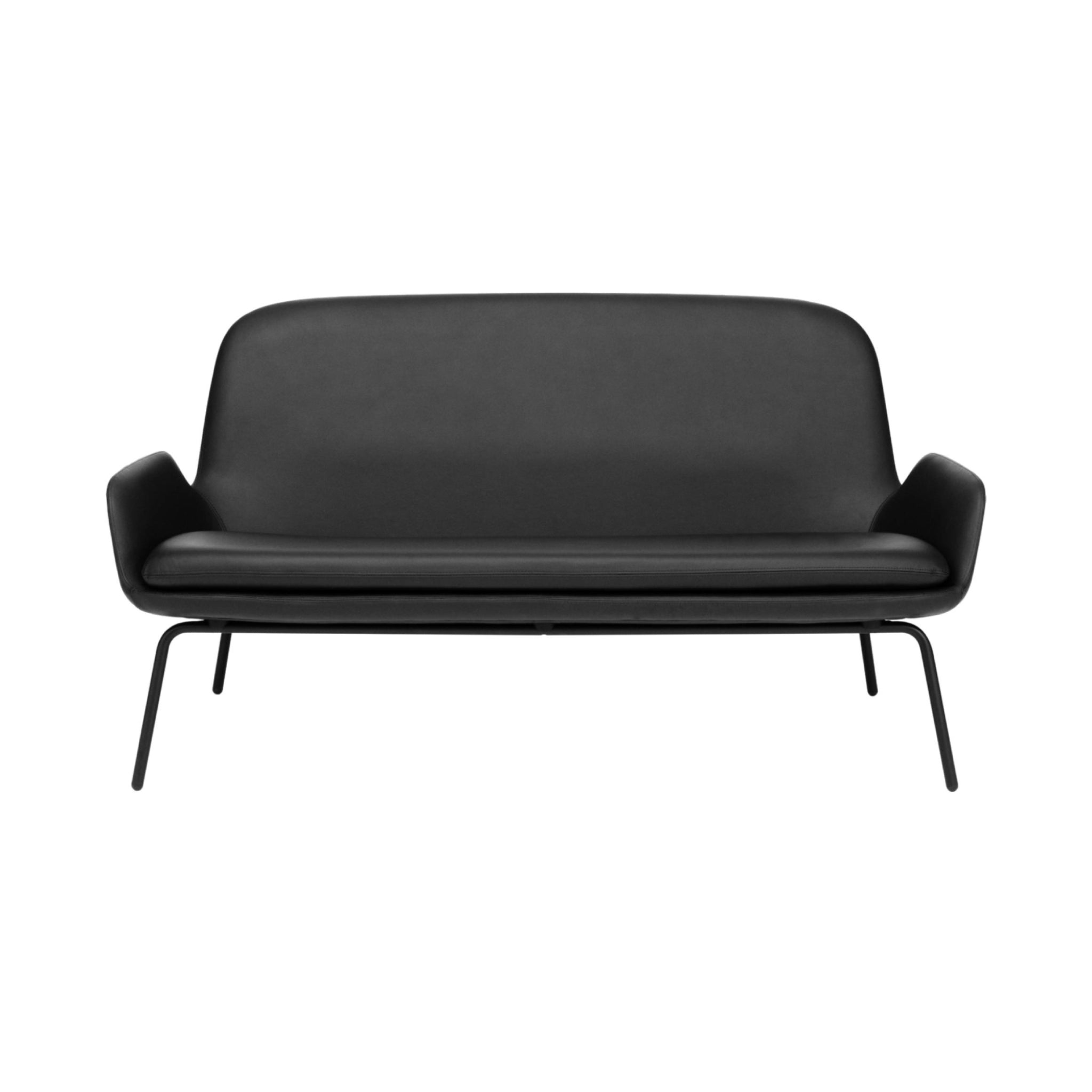 Era Sofa: Metal Base + Black Steel