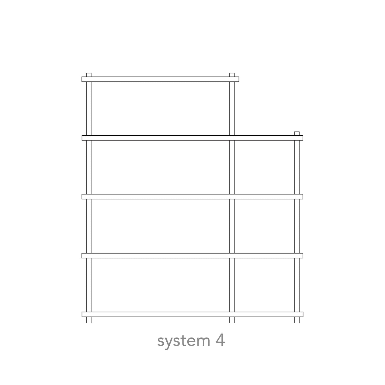 Elevate Shelving System Modular