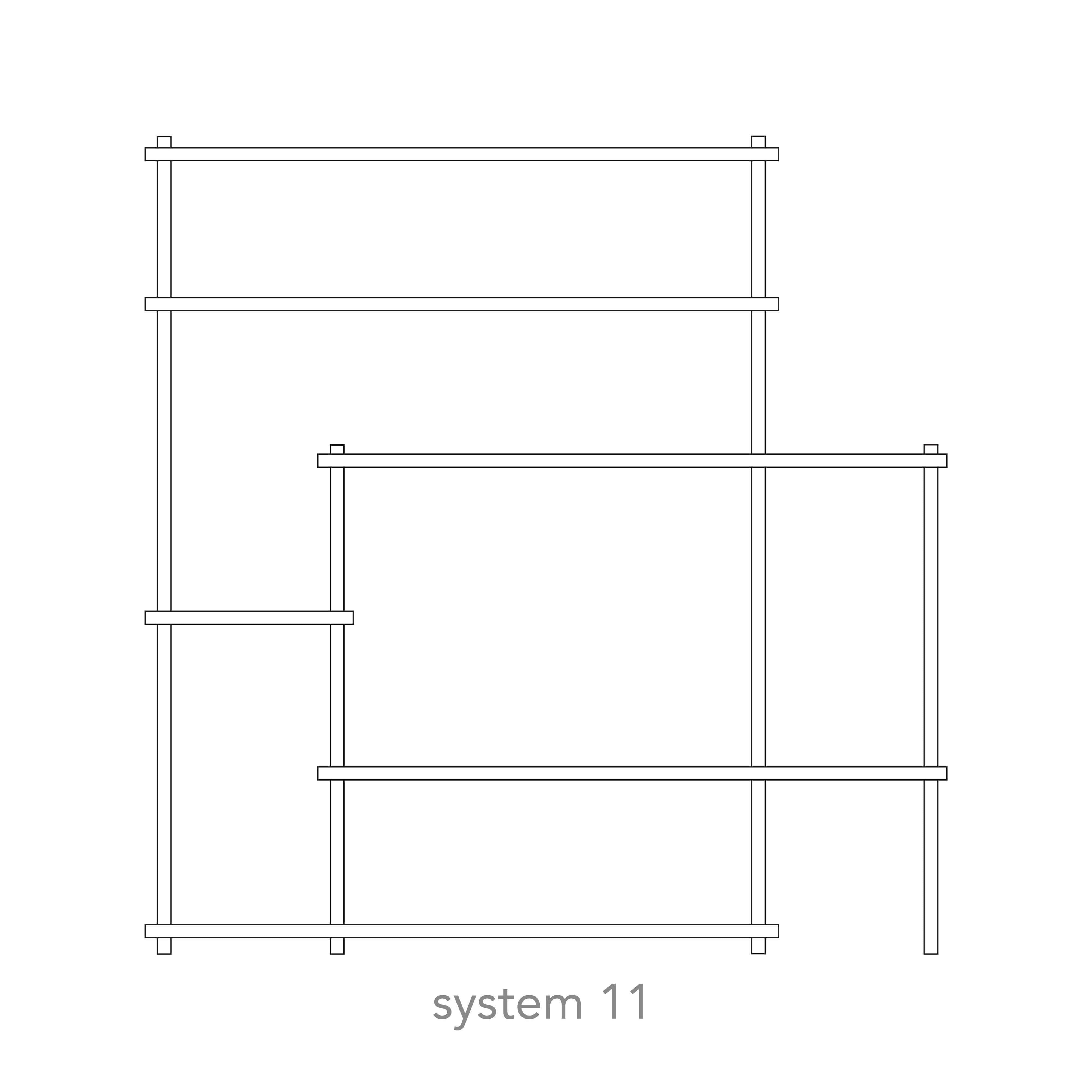 Elevate Shelving System Modular