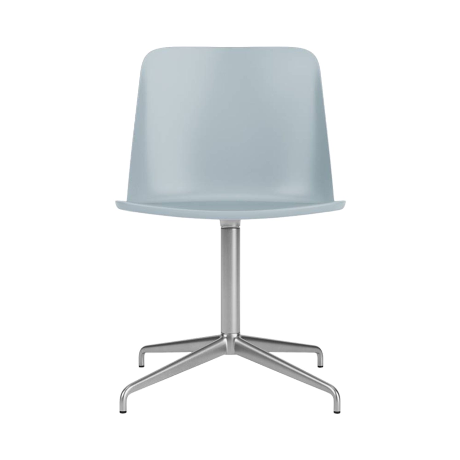 Rely Chair HW11: Light Blue + Polished Aluminum