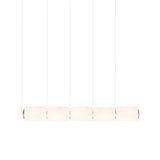 Column 175 Horizontal Pendant: 5 Units + Ivory