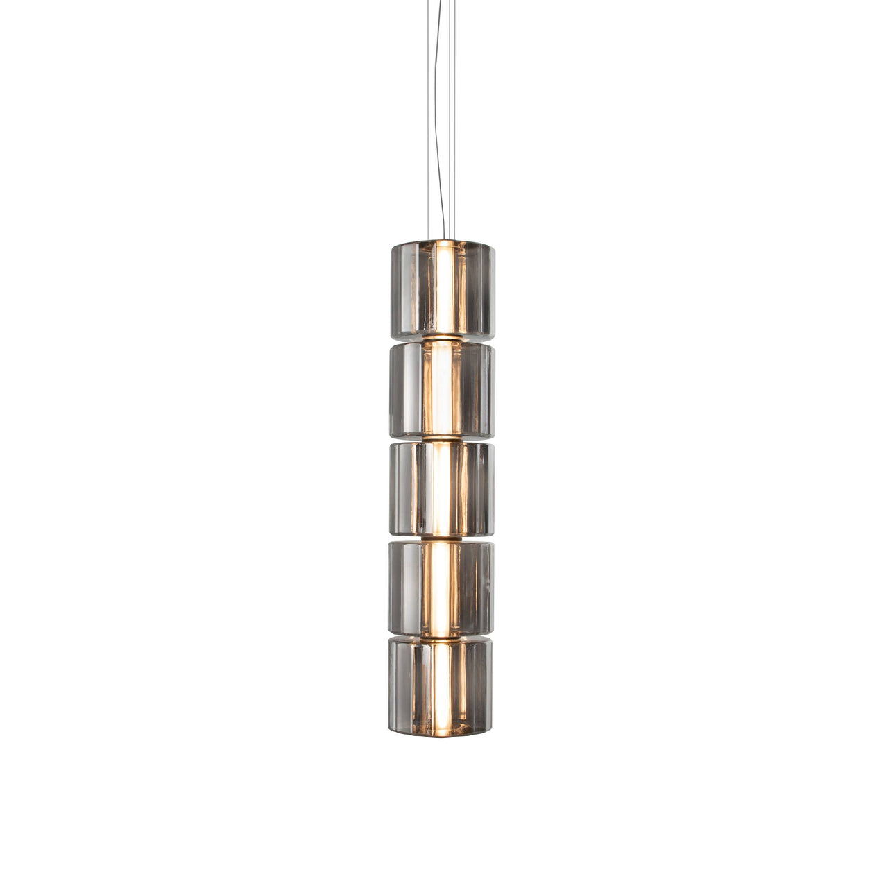 Column 300 Vertical Pendant: 5 Units + Carbon