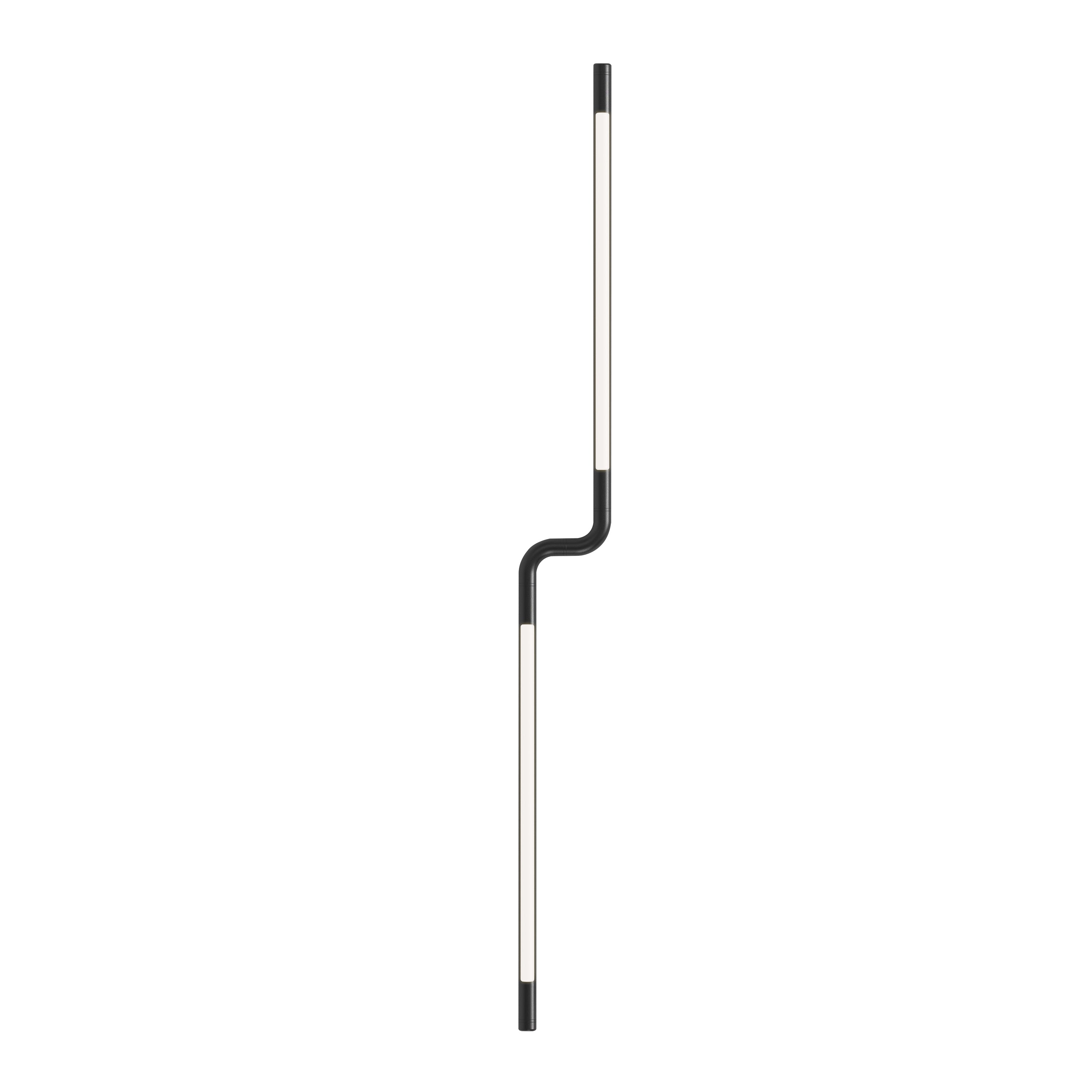 Pipeline CM3 Ceiling/Wall Light: Black + Black