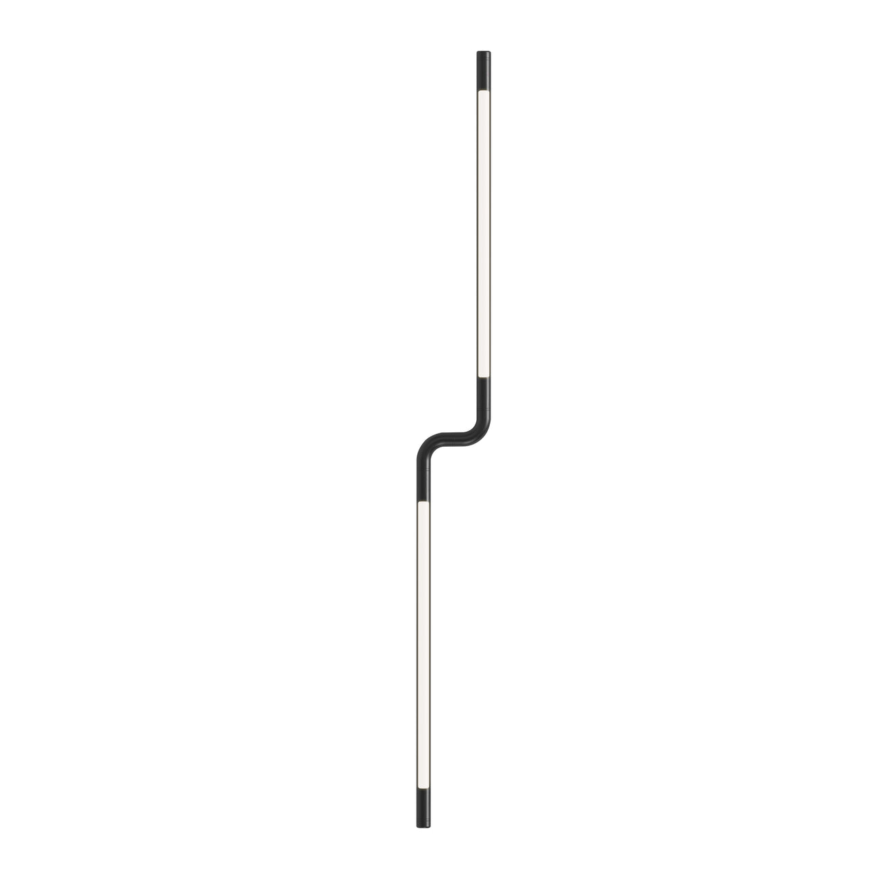 Pipeline CM3 Ceiling/Wall Light: Black + Black