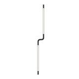 Pipeline CM3 Ceiling/Wall Light: Black + Black