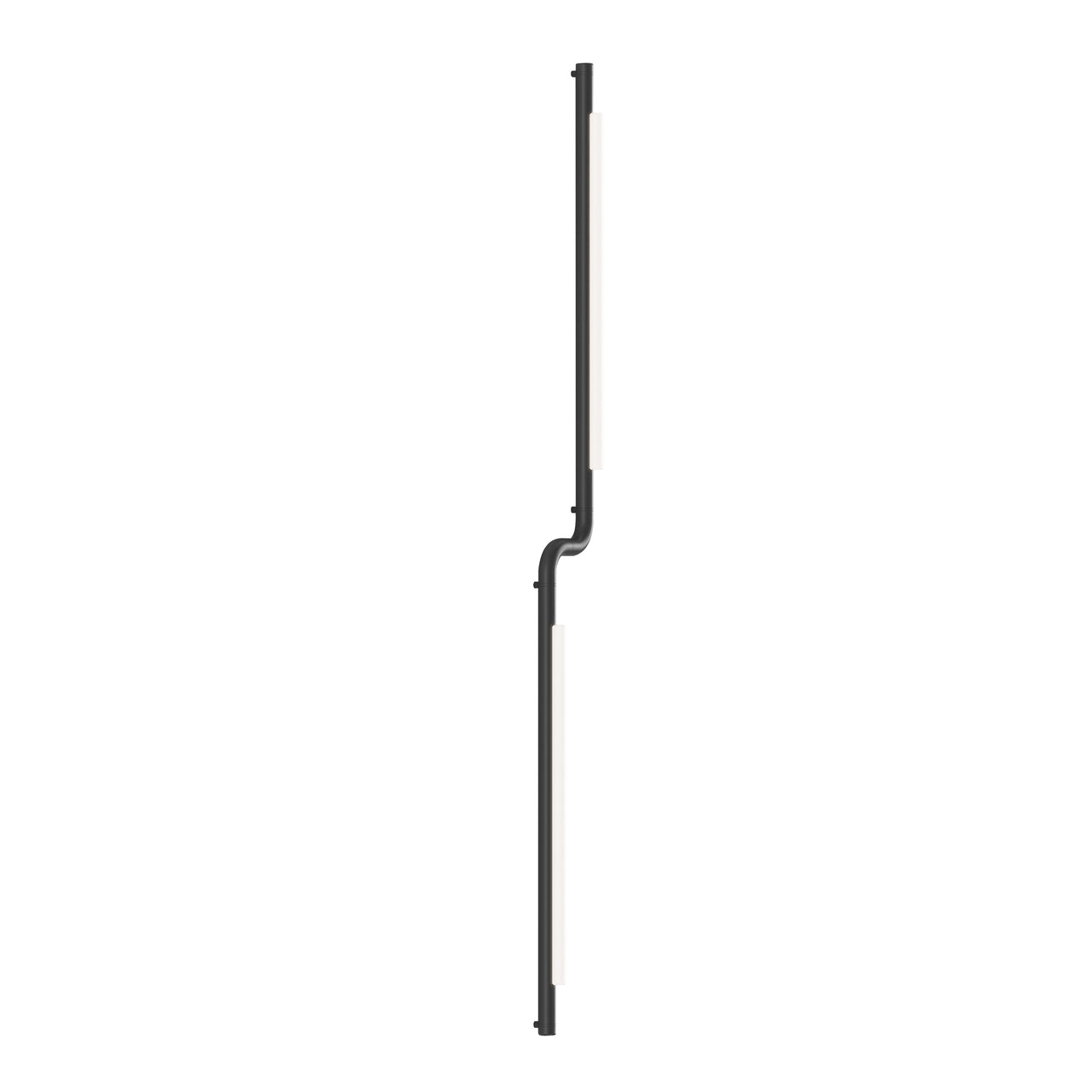 Pipeline CM3 Ceiling/Wall Light: Black + Black