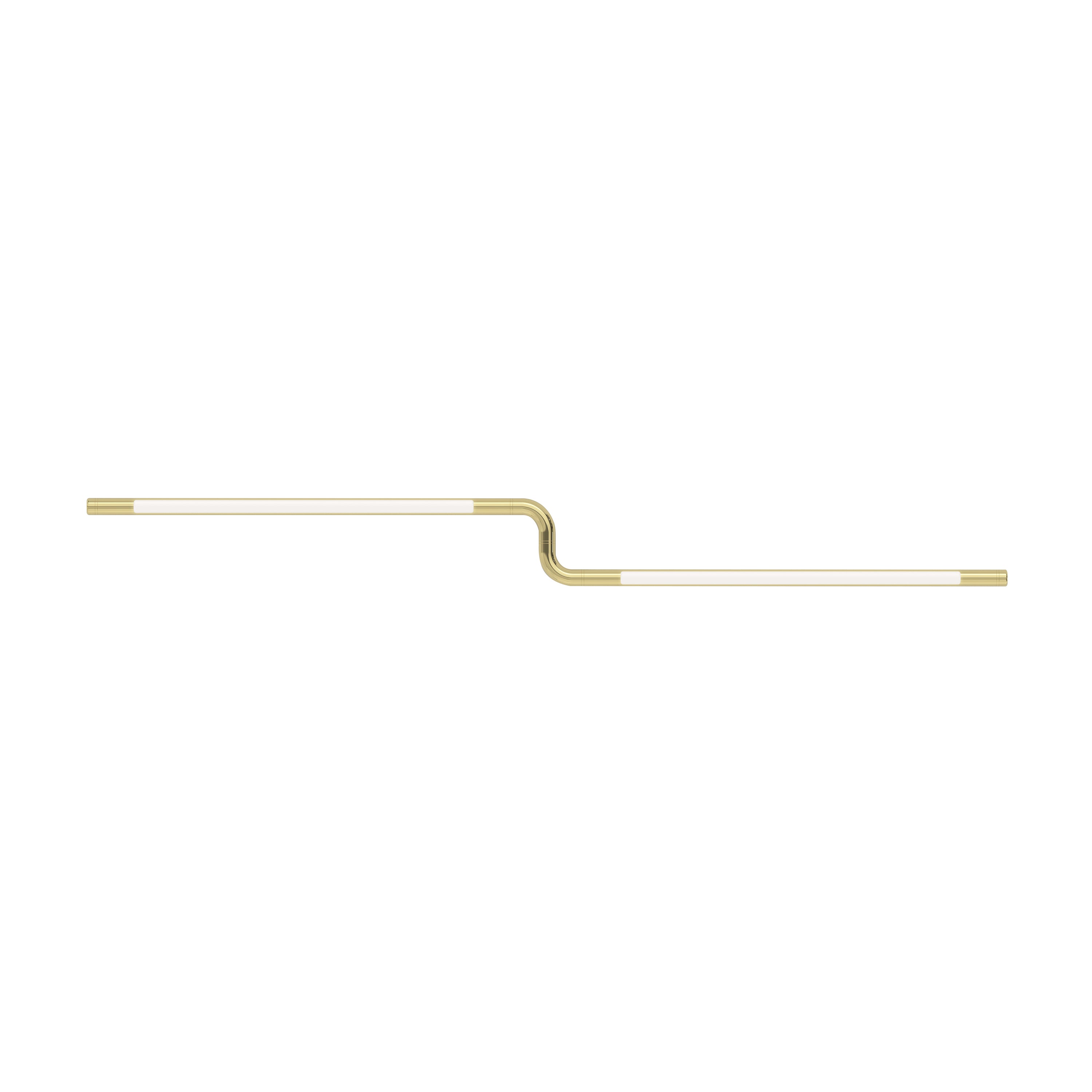 Pipeline CM3 Ceiling/Wall Light: Brass + Brass