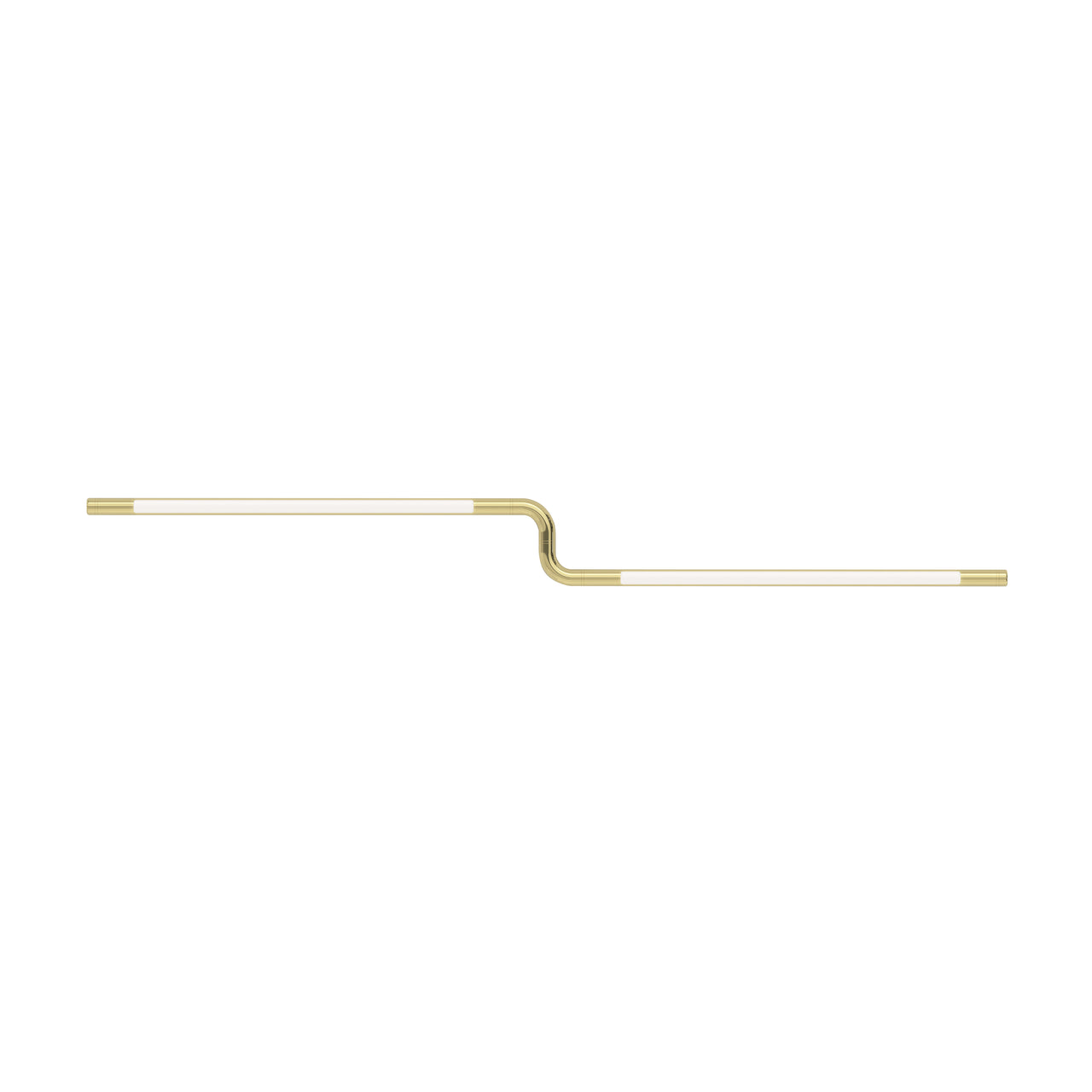 Pipeline CM3 Ceiling/Wall Light: Brass + Brass