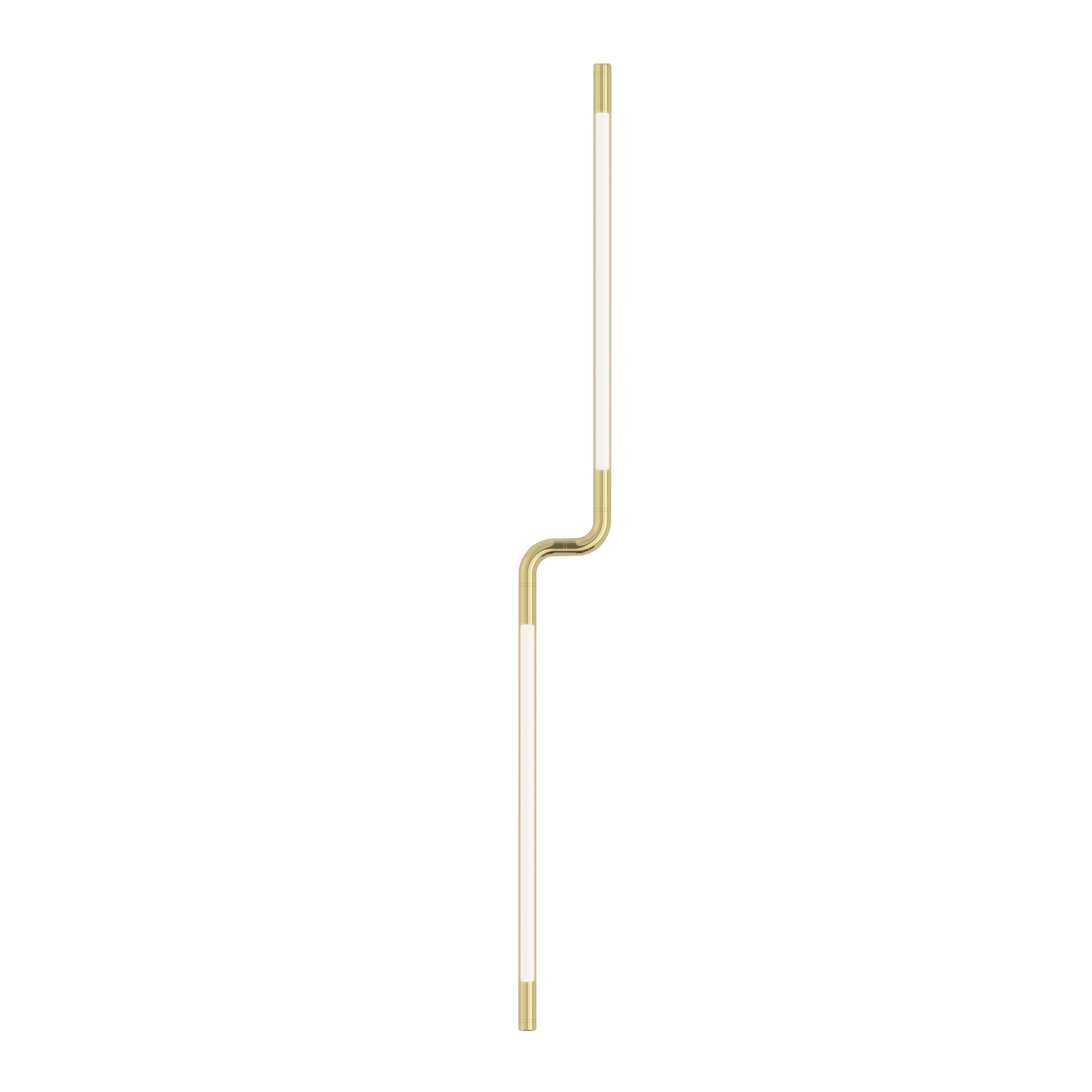 Pipeline CM3 Ceiling/Wall Light: Brass + Brass