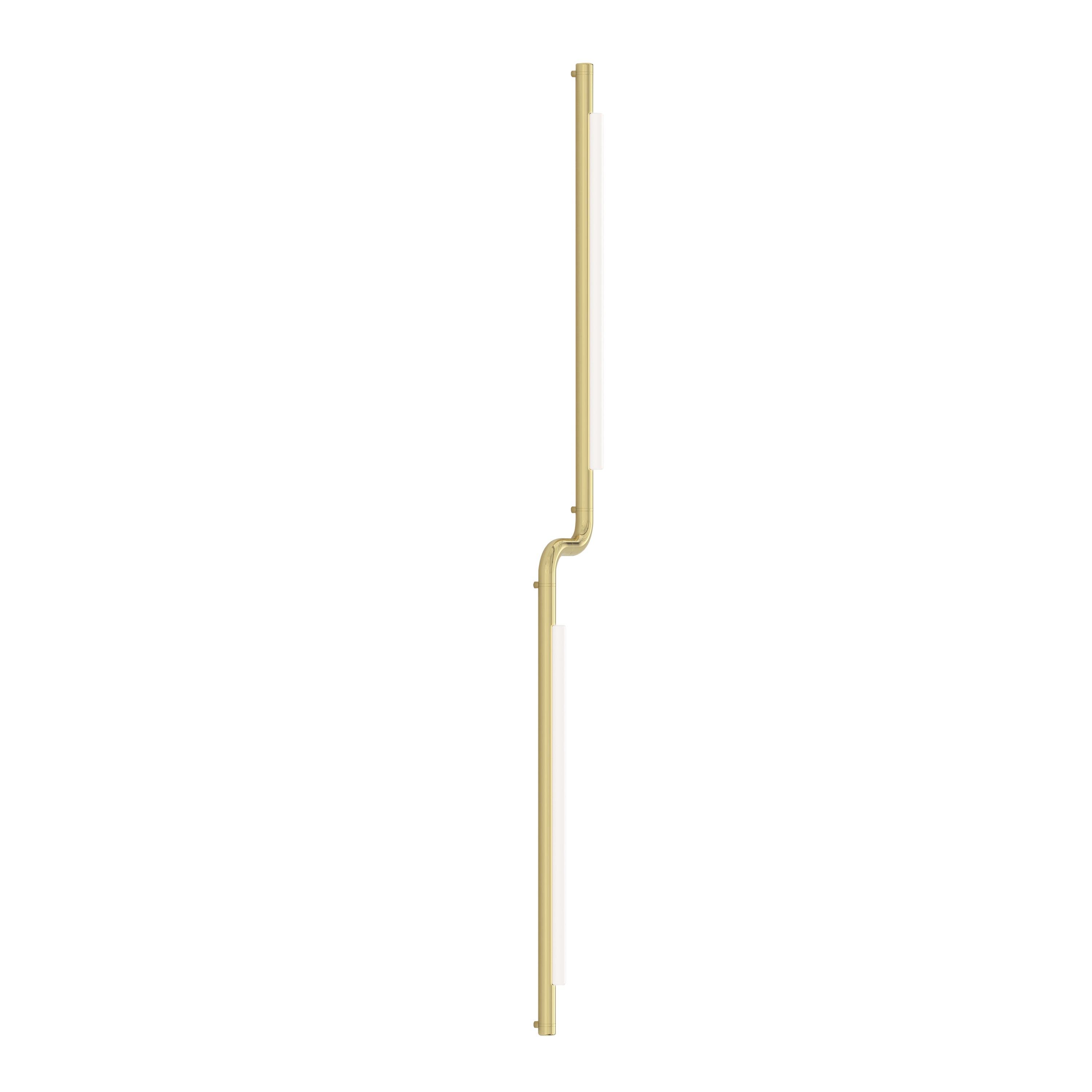 Pipeline CM3 Ceiling/Wall Light: Brass + Brass