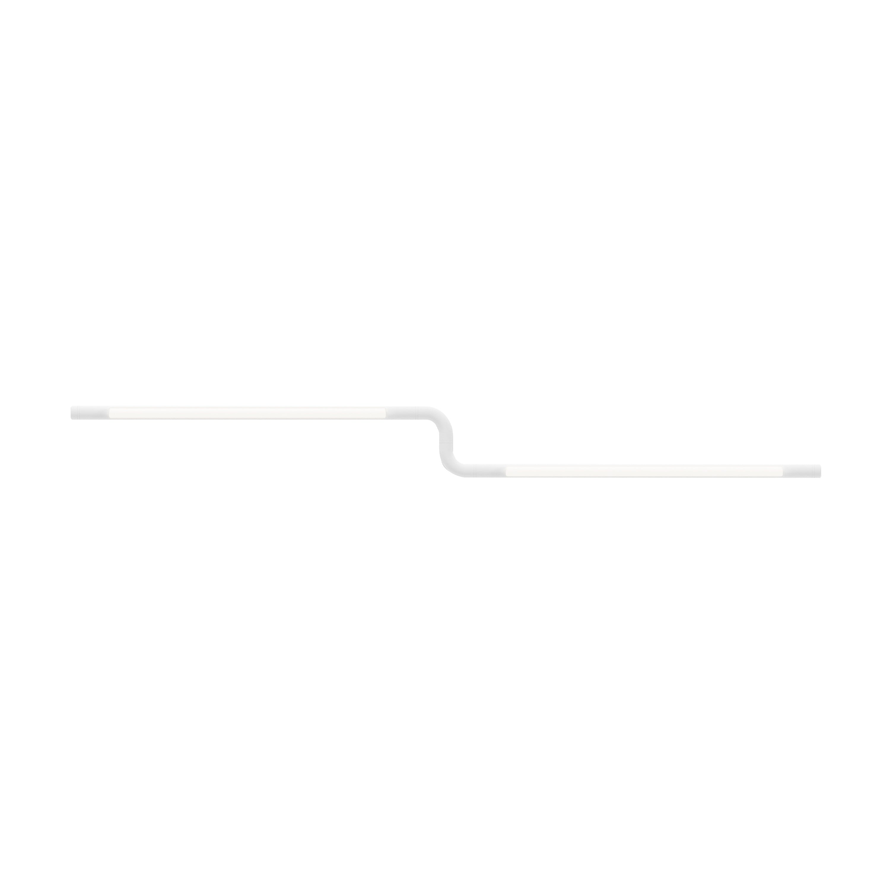 Pipeline CM3 Ceiling/Wall Light: White + White