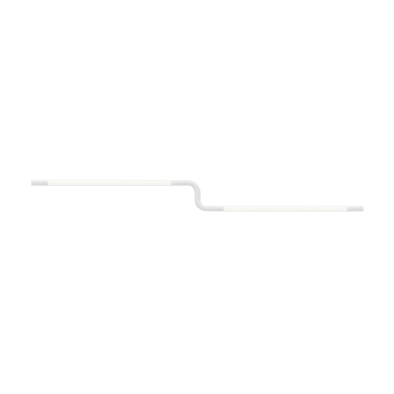 Pipeline CM3 Ceiling/Wall Light: White + White