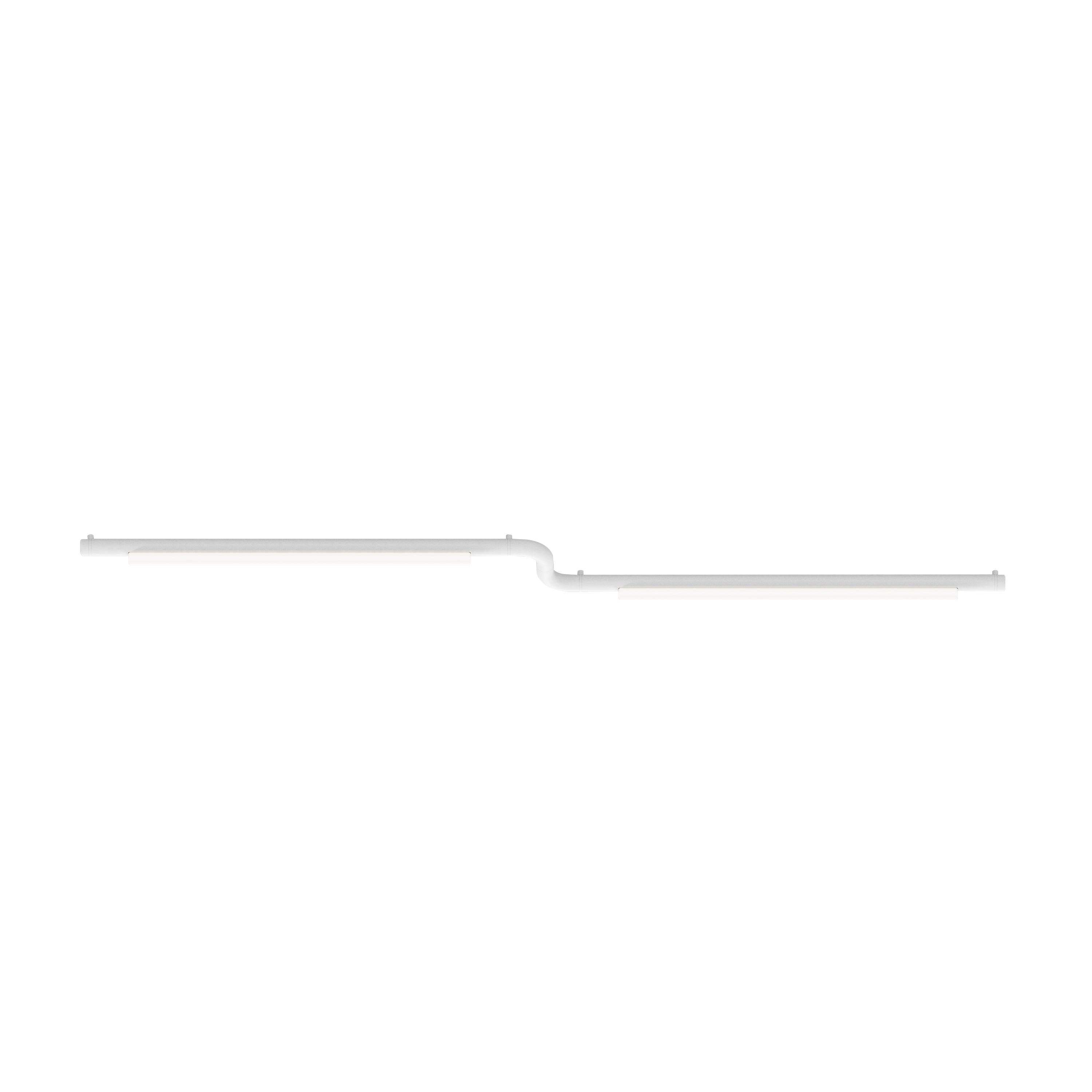 Pipeline CM3 Ceiling/Wall Light: White + White