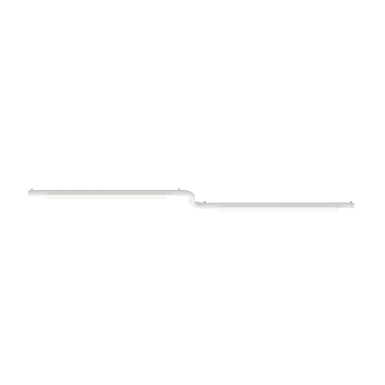 Pipeline CM3 Ceiling/Wall Light: White + White