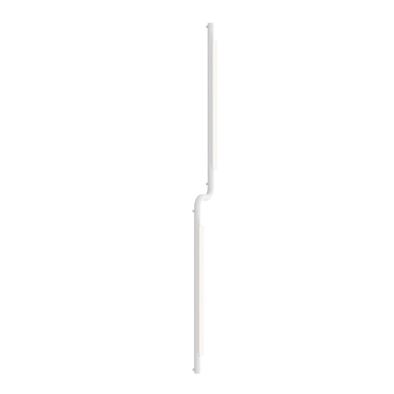 Pipeline CM3 Ceiling/Wall Light: White + White