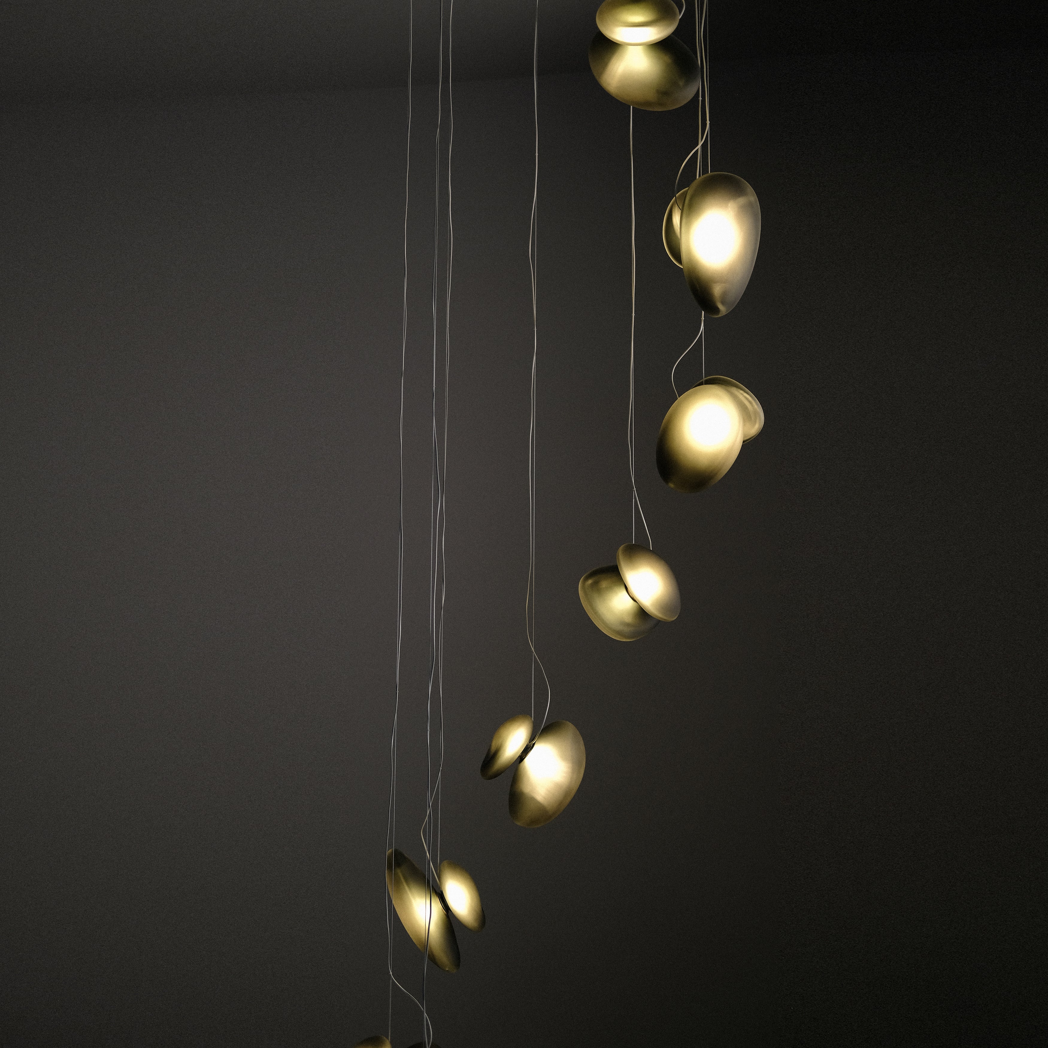 Pebble Chandelier 12: Helix