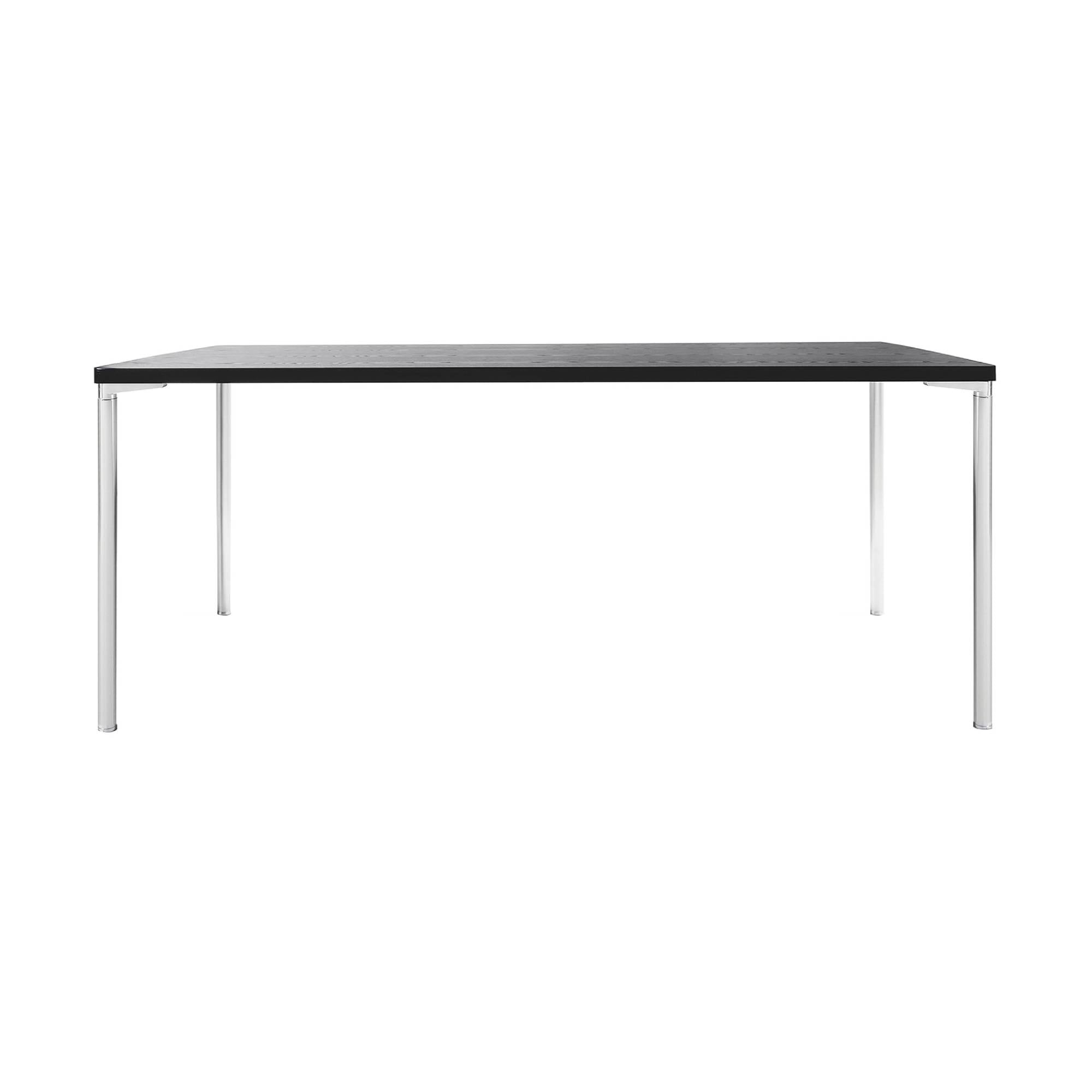 Appetit Rectangular Table: Medium + Veneer Black Lazure