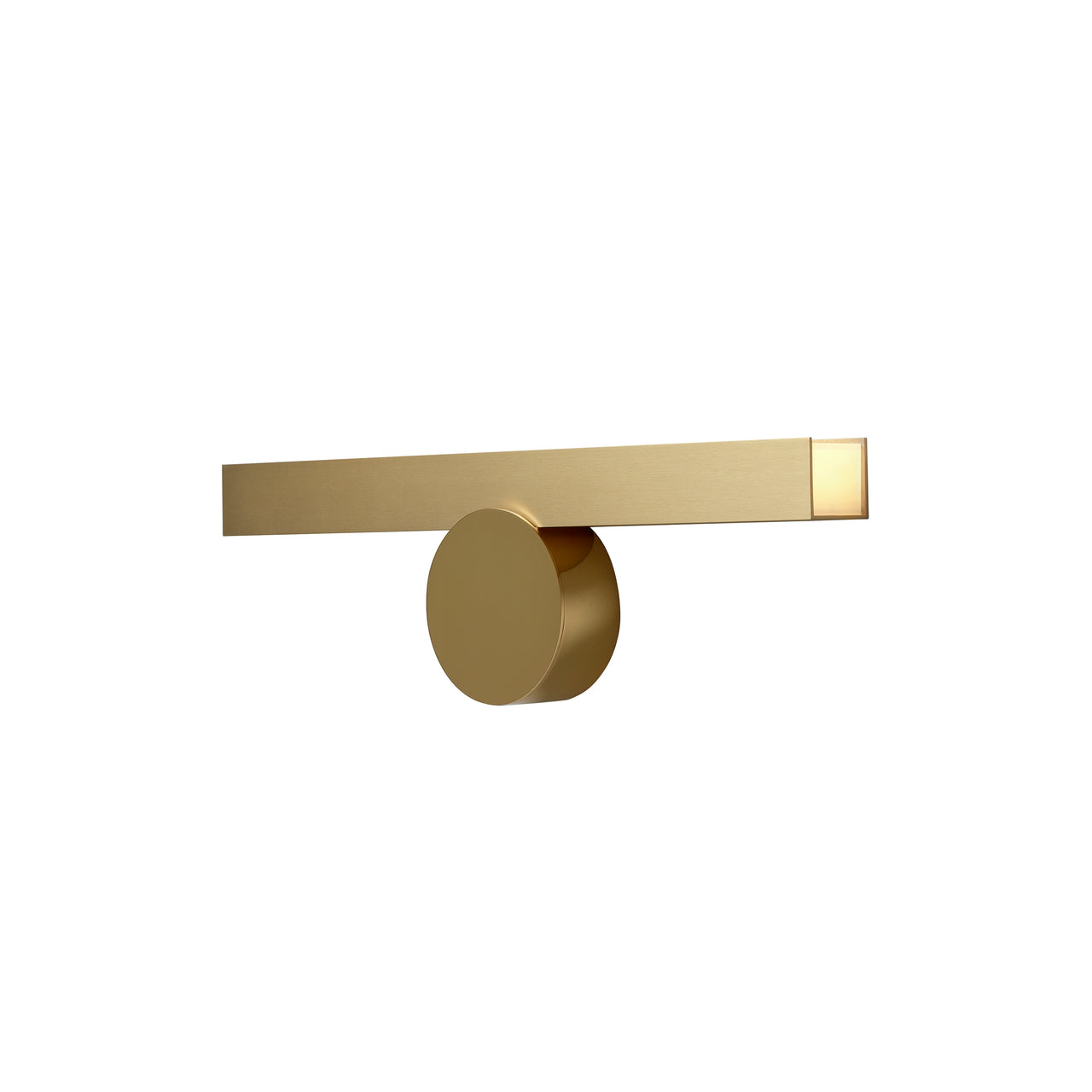 Calé(e) Wall Light: Version 1 + Satin Brass + Satin Brass