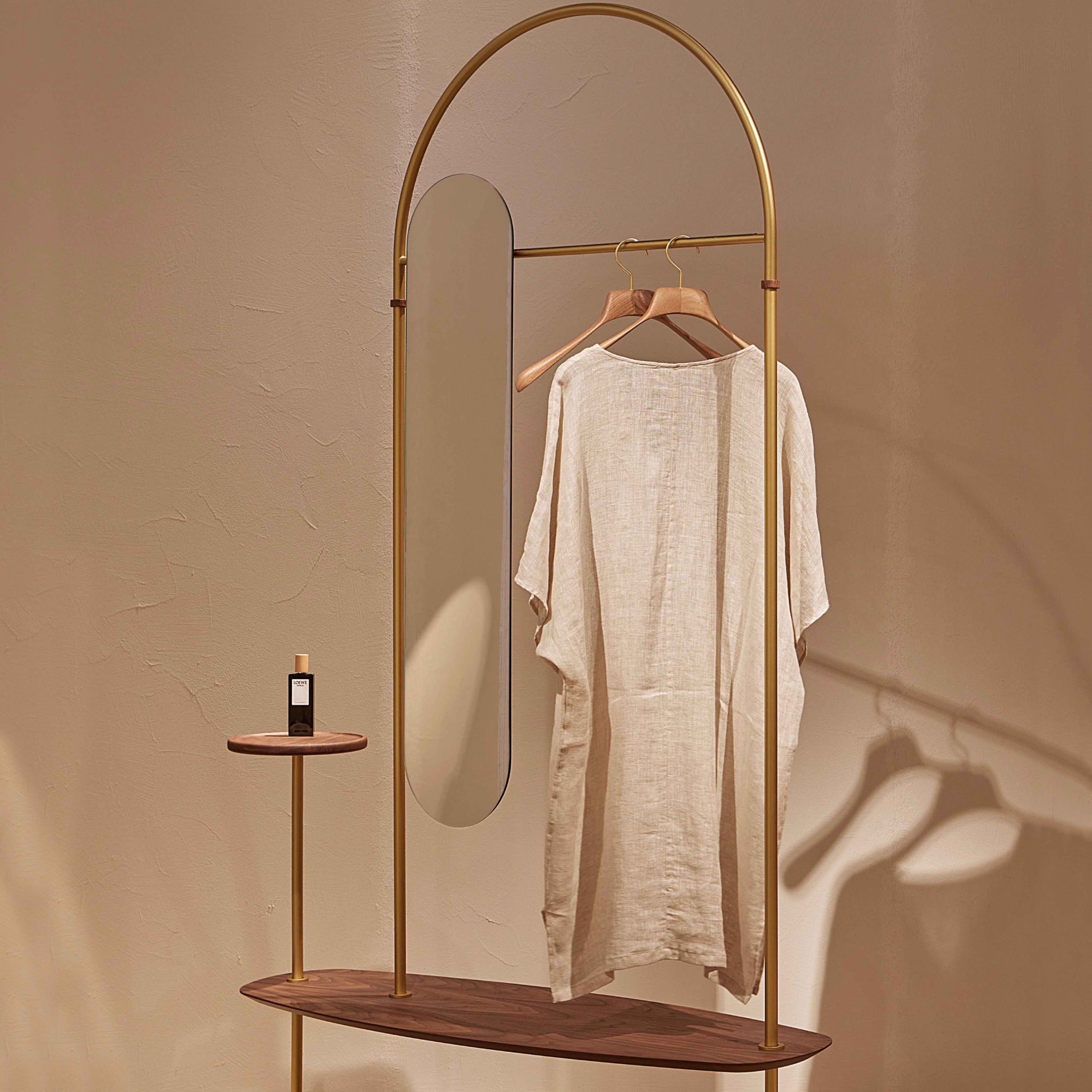 Arco Clothing Rack + Mirror