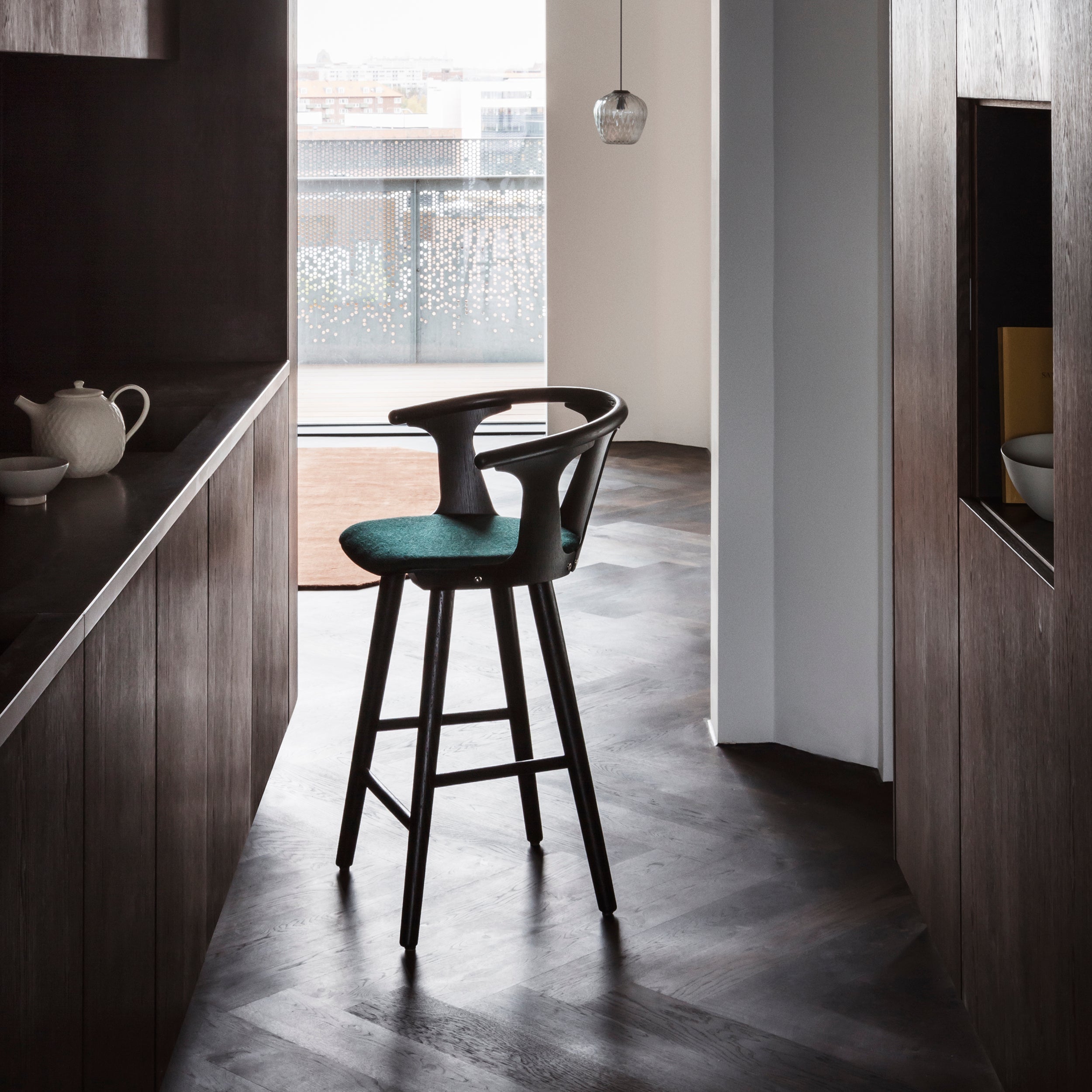 In Between Bar (SK10) + Counter Chair (SK8): Upholstered