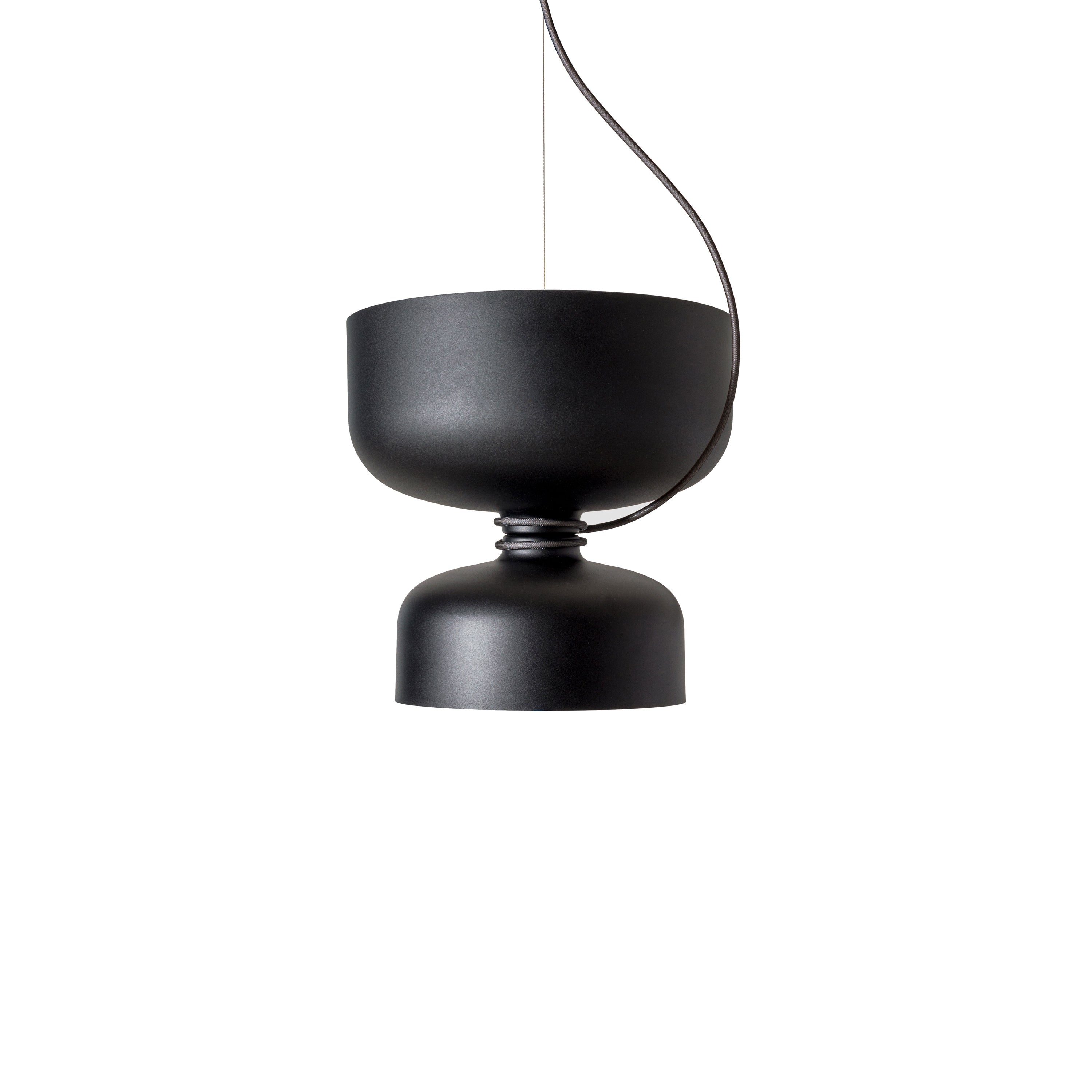 Spotlight Volumes Pendant Light: A+B + Black