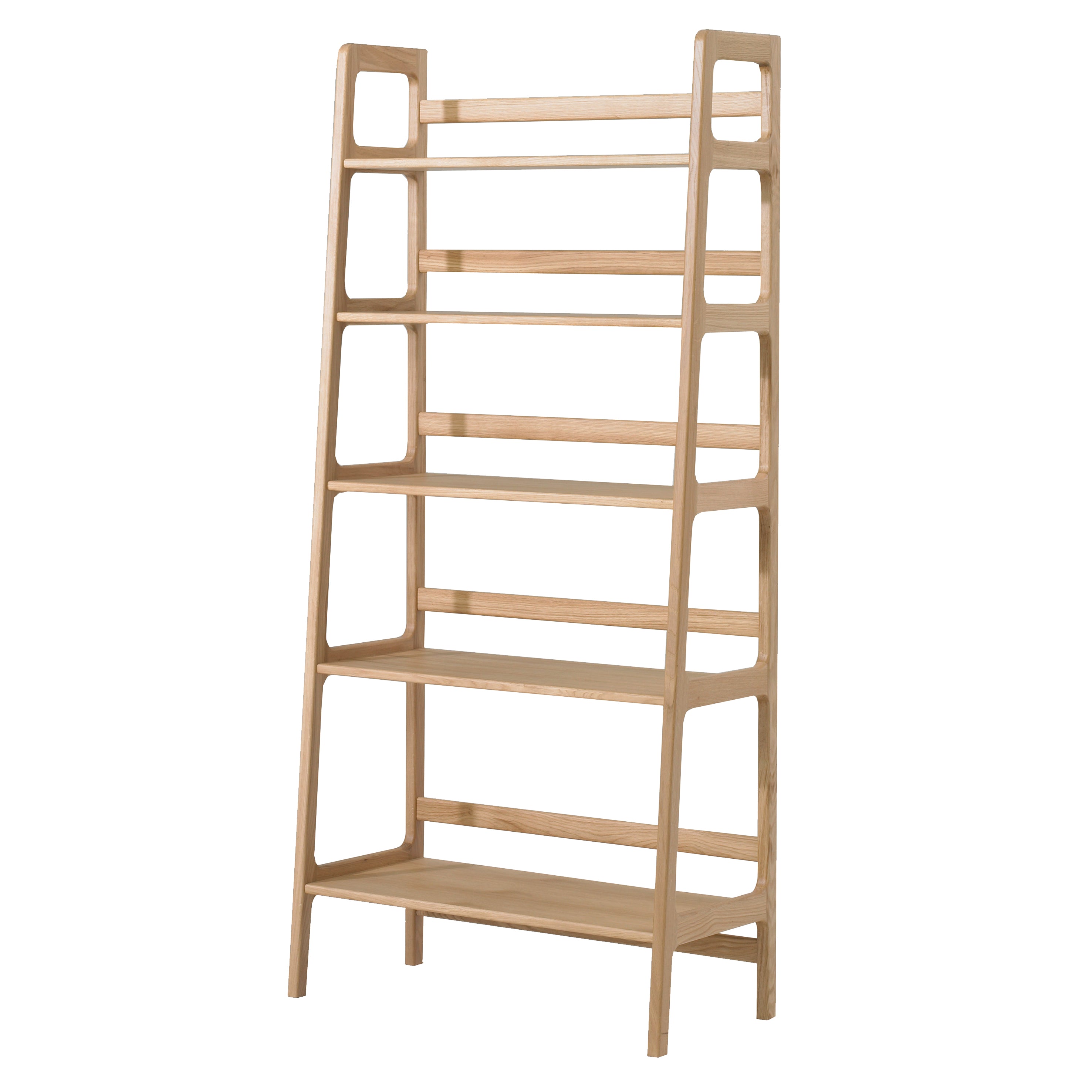 Agnes High Shelving Unit: European Oak