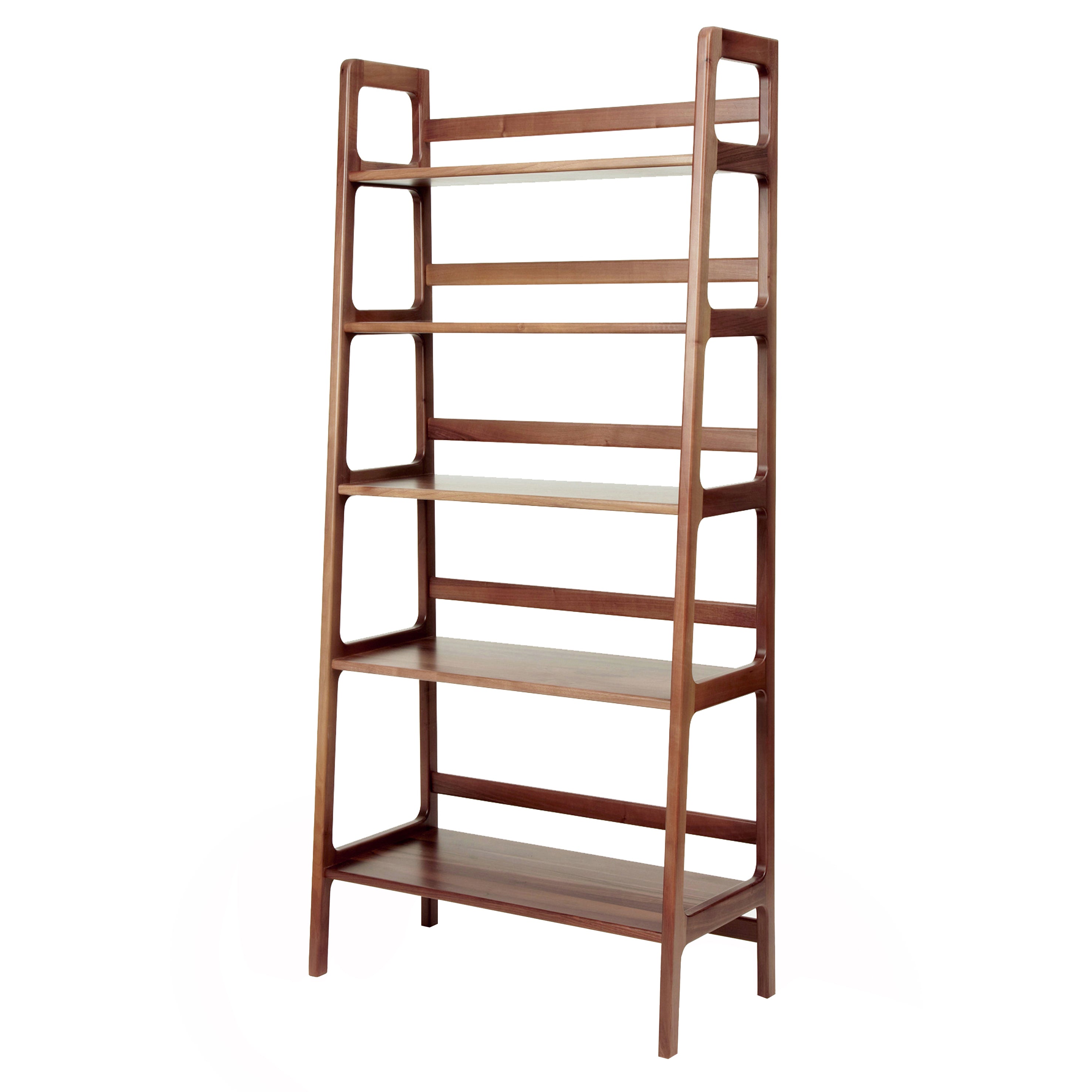 Agnes High Shelving Unit: European Walnut