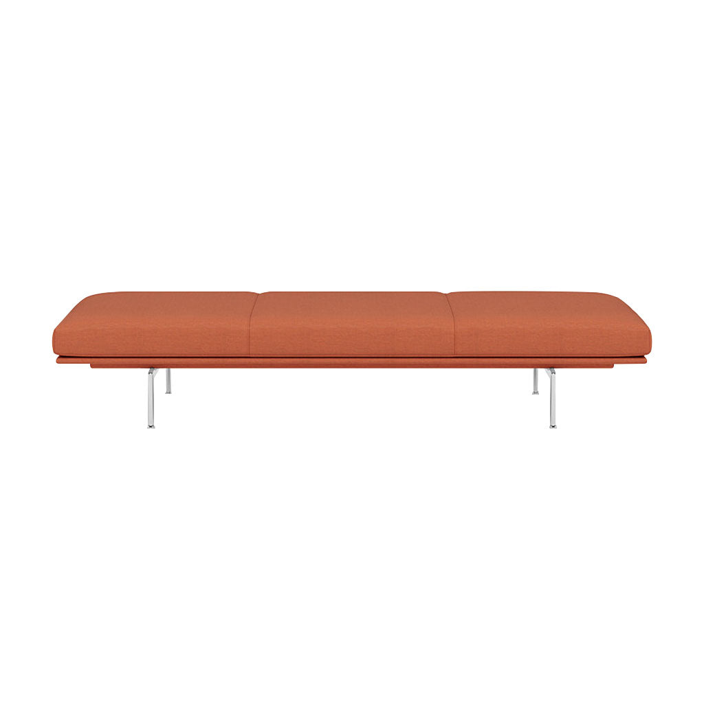 Outline Daybed: Polished Aluminum