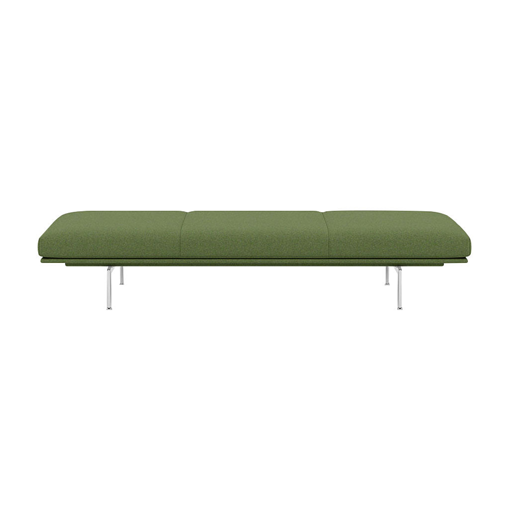 Outline Daybed: Polished Aluminum