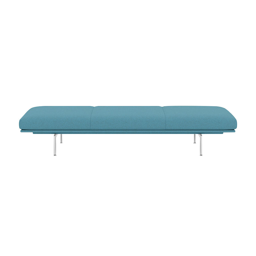 Outline Daybed: Polished Aluminum