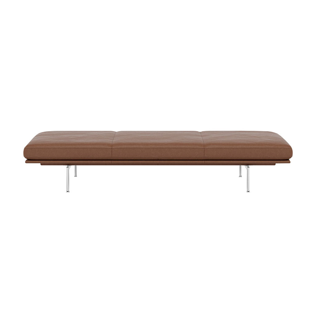 Outline Daybed: Polished Aluminum