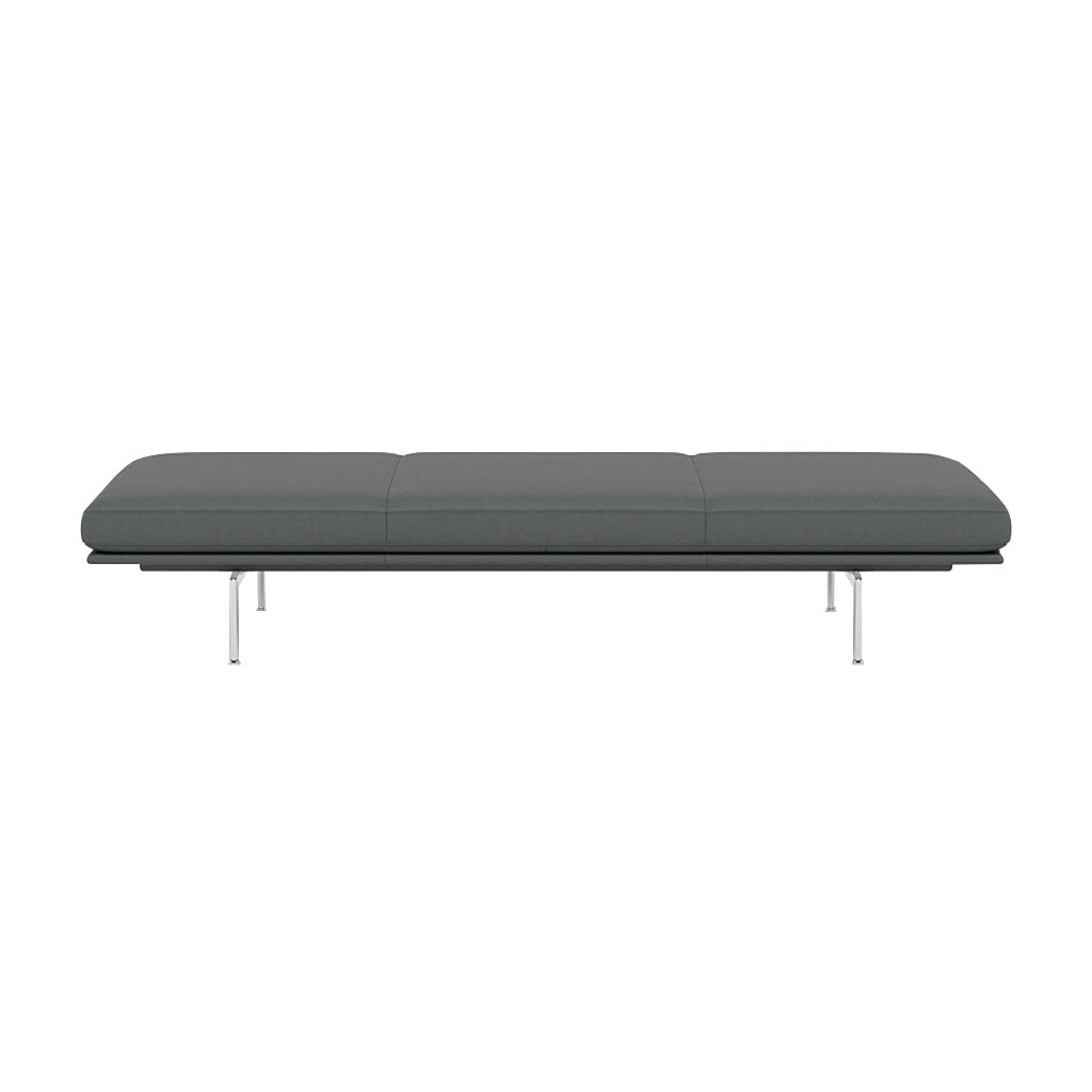 Outline Daybed: Polished Aluminum