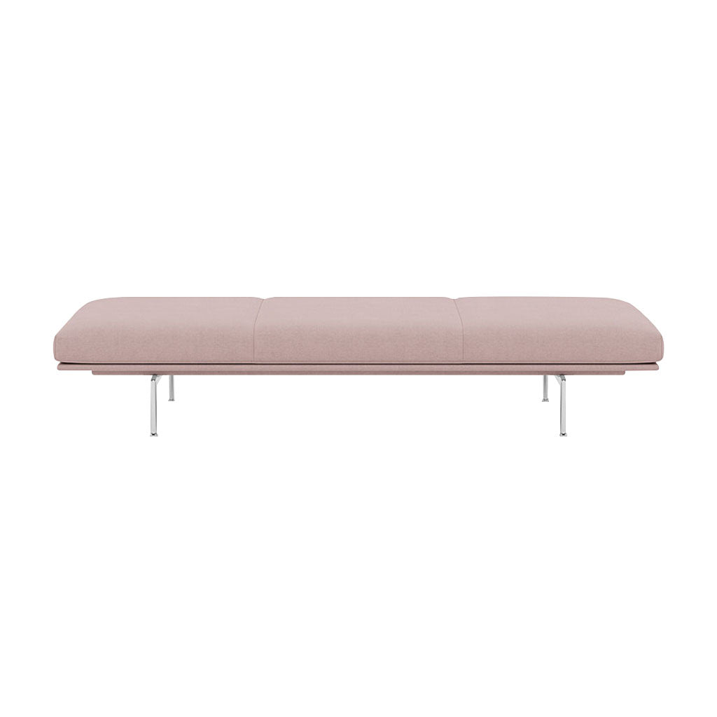 Outline Daybed: Polished Aluminum