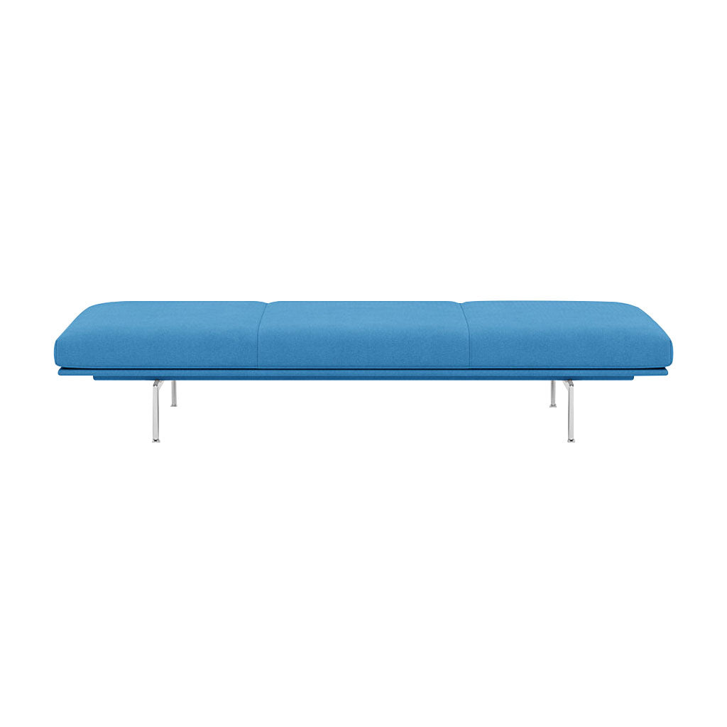 Outline Daybed: Polished Aluminum