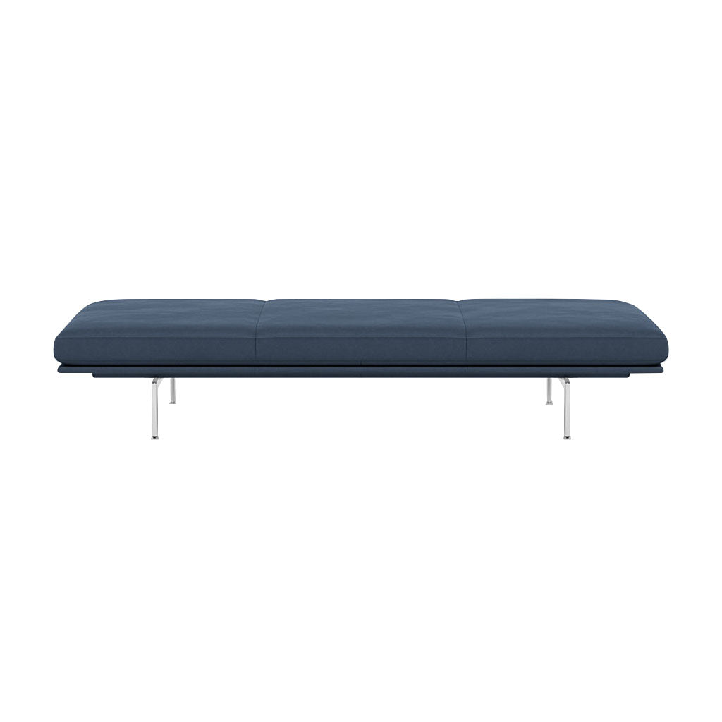 Outline Daybed: Polished Aluminum