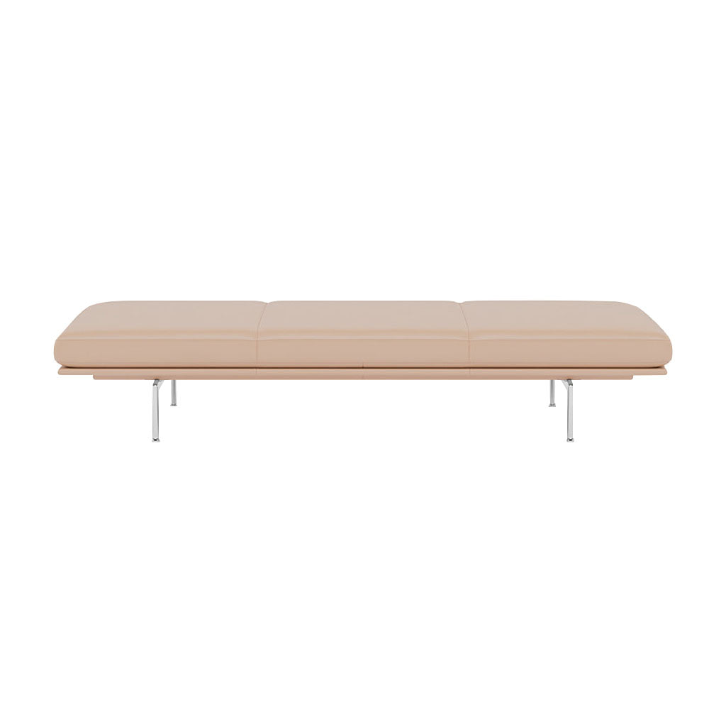 Outline Daybed: Polished Aluminum