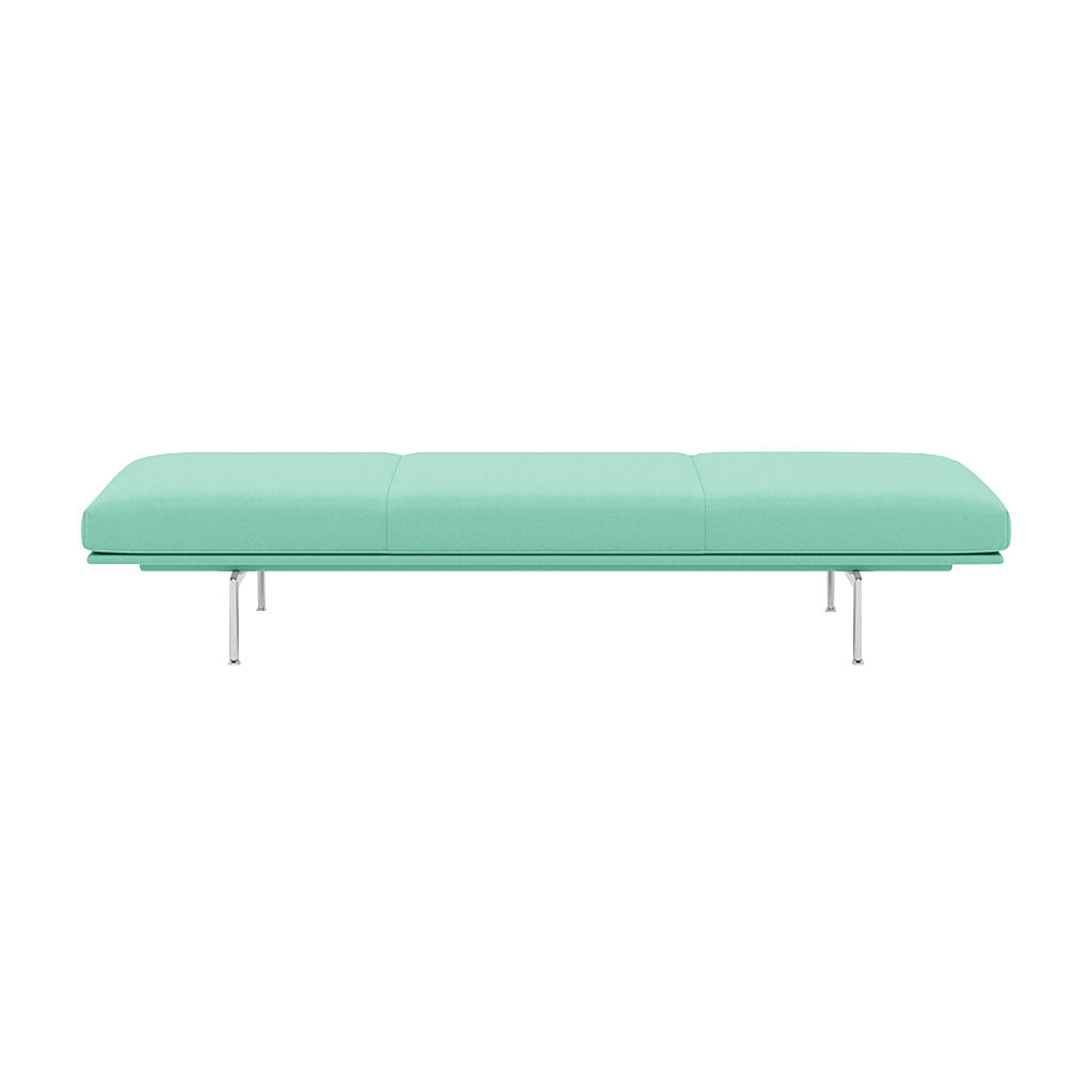 Outline Daybed: Polished Aluminum