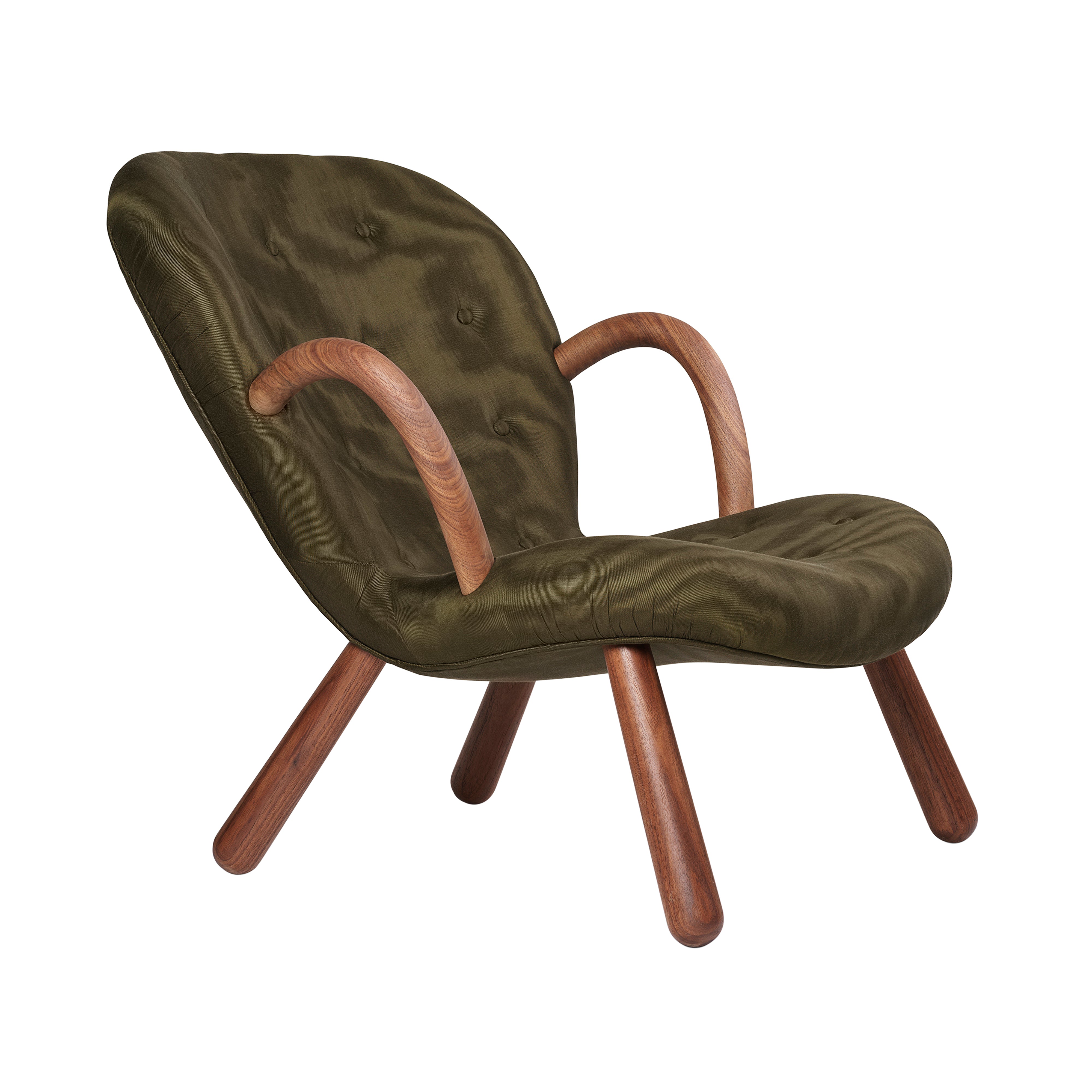 Arctander Armchair: Small + With Armrest + Oiled Walnut