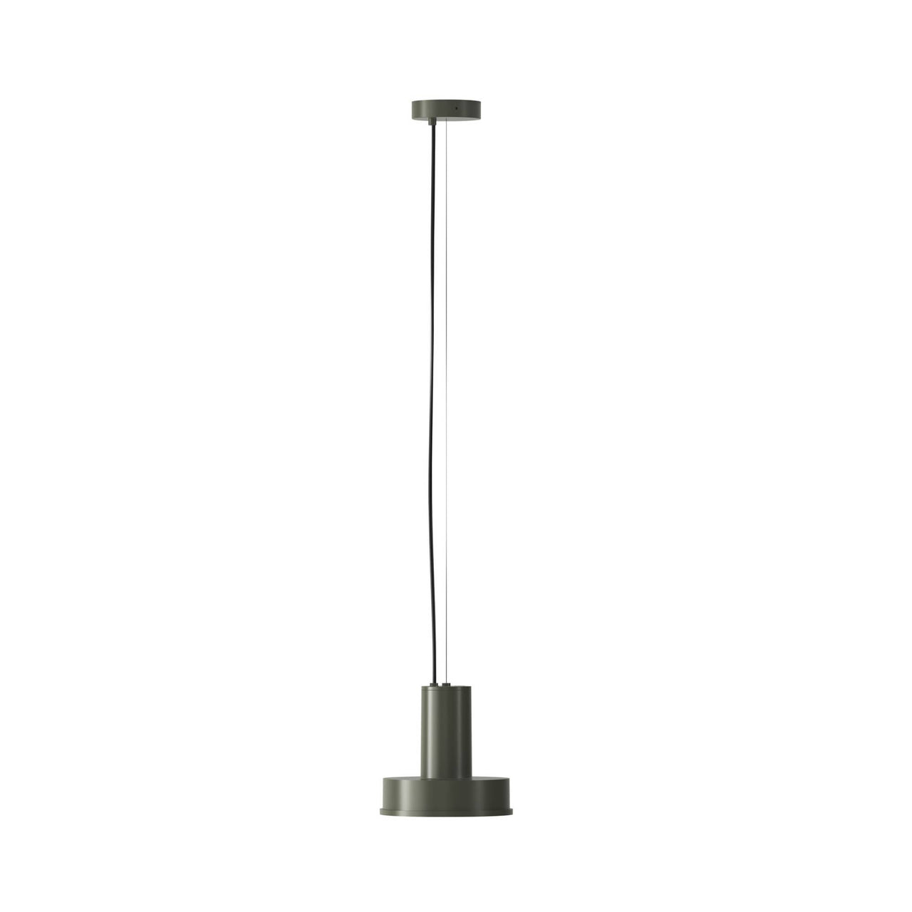 Arne S Domus Pendant Lamp: Dark Green