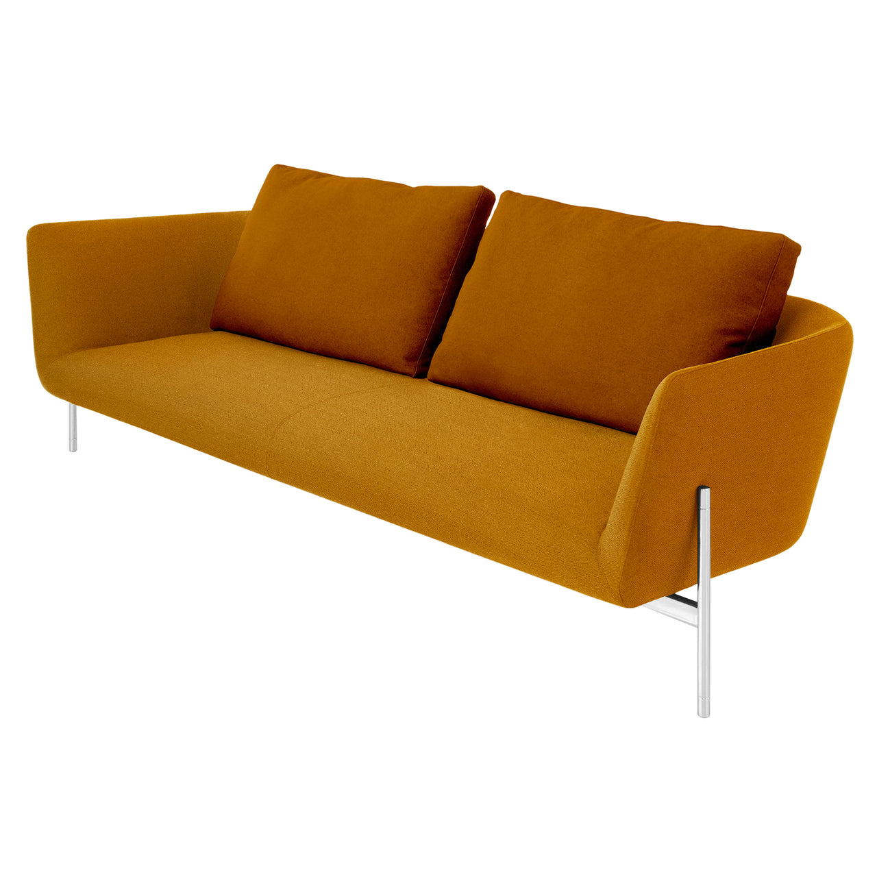 Loft 180 Sofa: Chrome