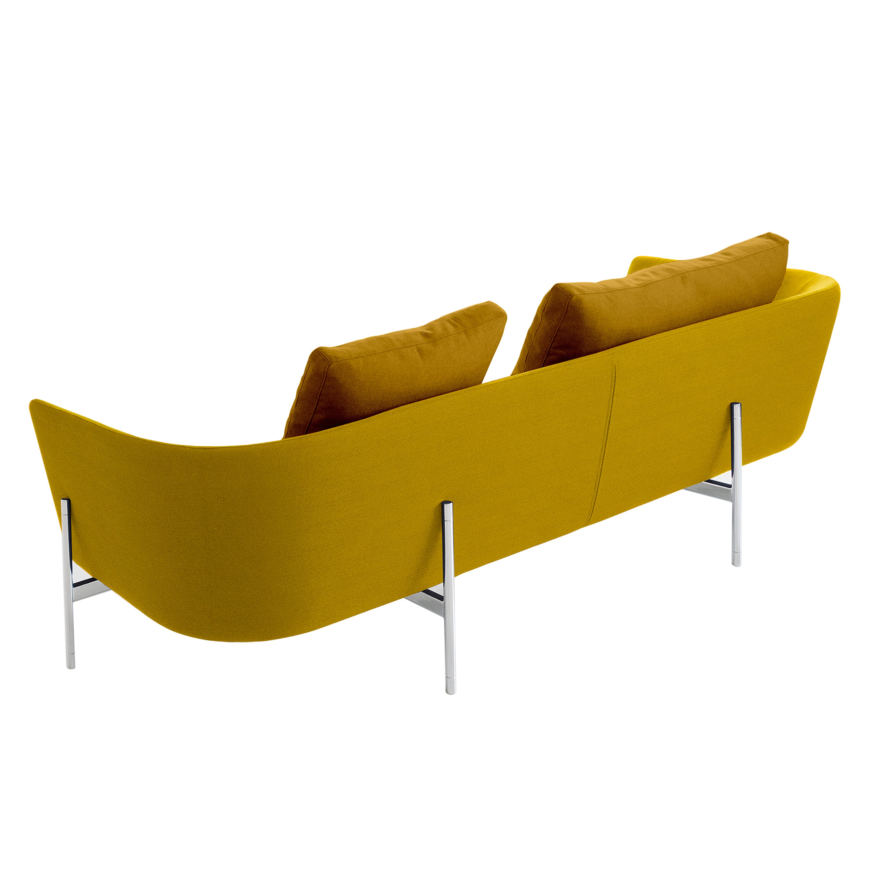 Loft 180 Sofa: Chrome