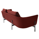 Loft 180 Sofa: Black Nickel