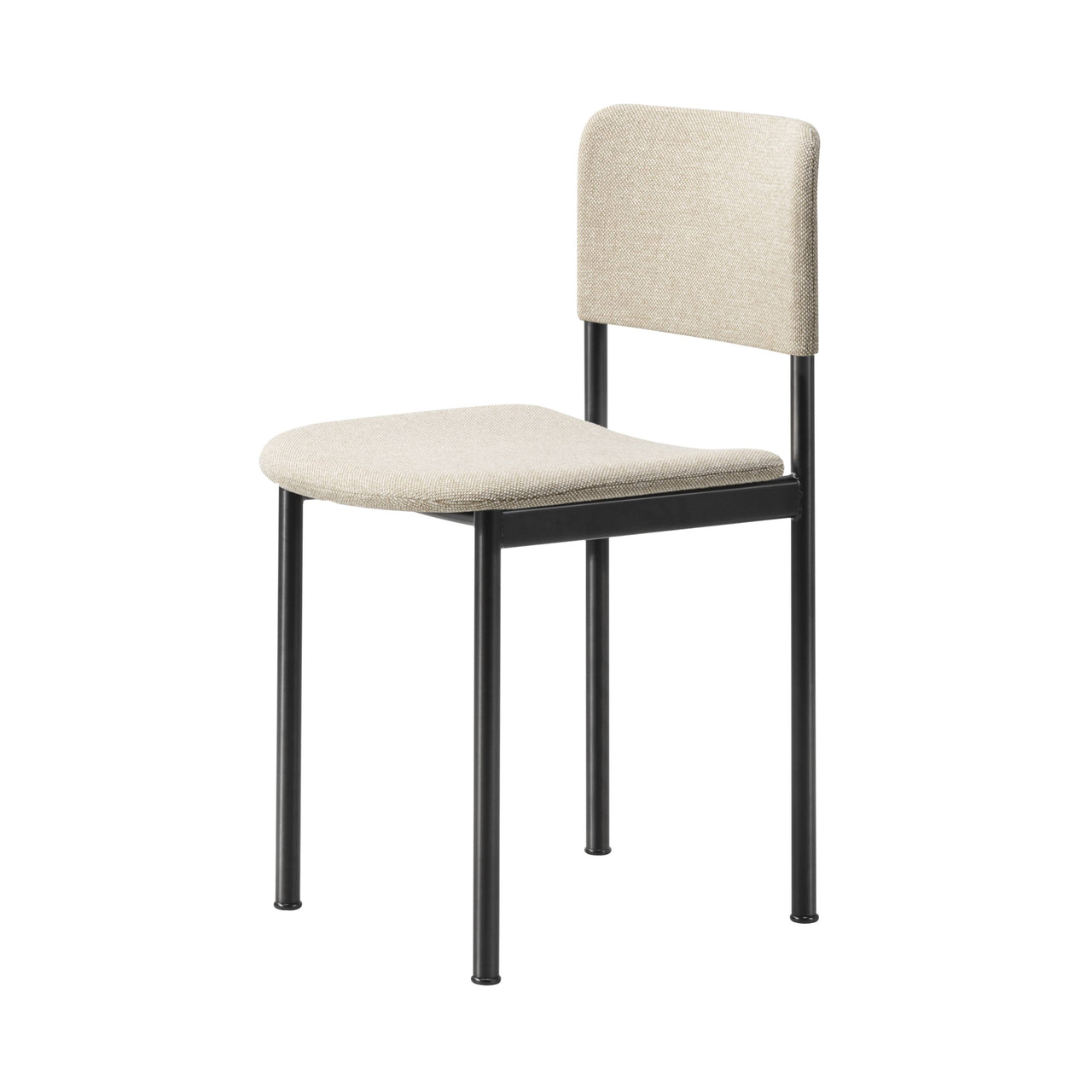 Plan Chair: Fully Upholstered + Black